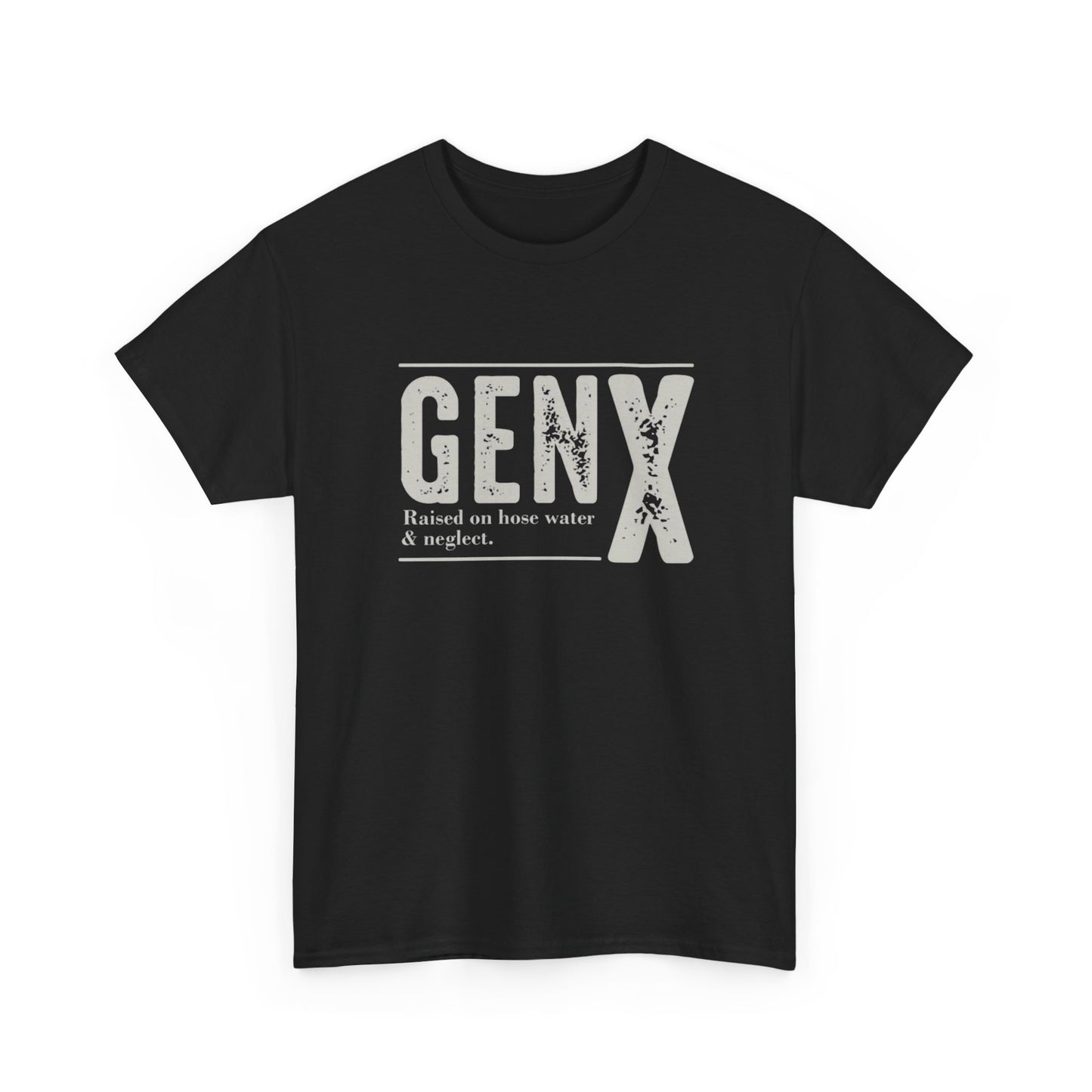 Gen X Funny Graphic T-Shirt Gift NEW Unisex Heavy Cotton Tee