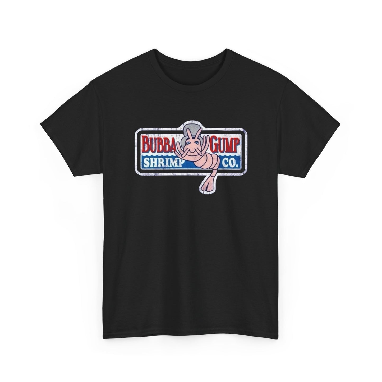Bubba Gump Vintage Logo Shrimp Boat Graphic T Shirt Unisex Heavy Cotton Tee