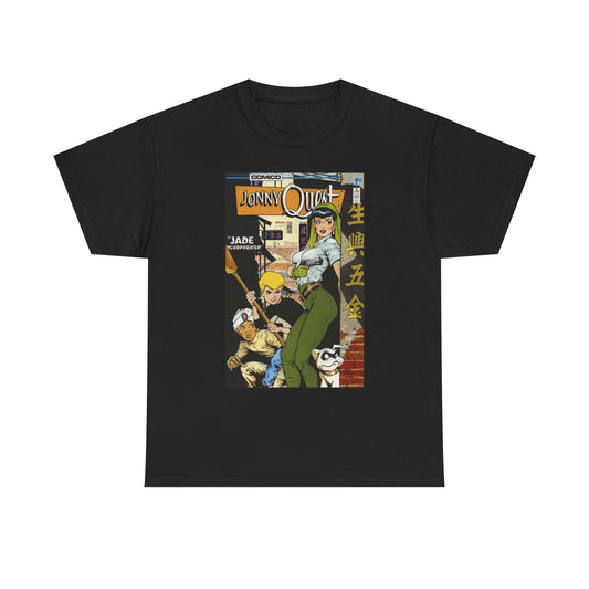 Jonny Quest Vintage Cartoon Graphic T Shirt NEW S-5XL Unisex Heavy Cotton Tee