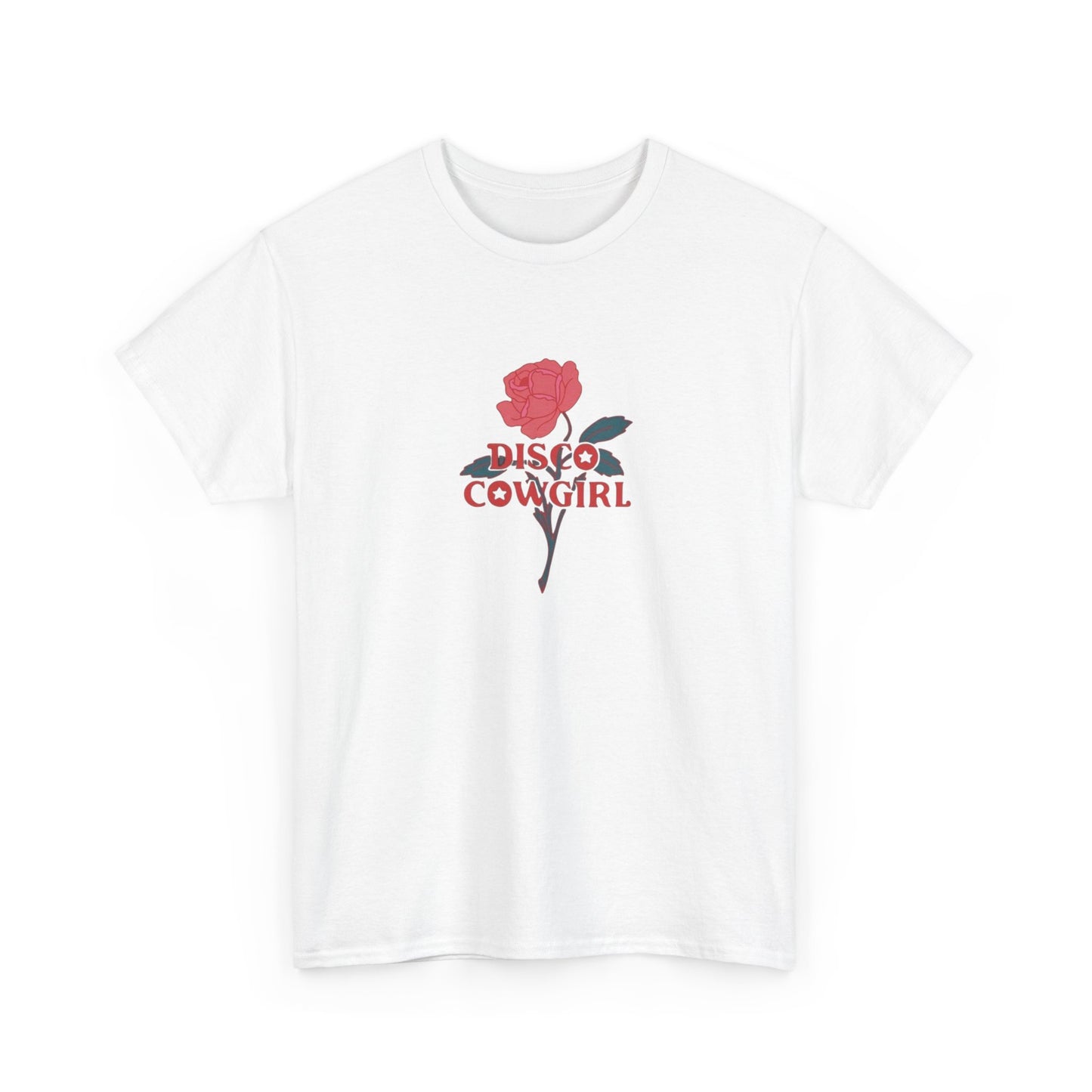 Disco Cowgirl Graphic T Shirt Unisex Heavy Cotton Tee Gift
