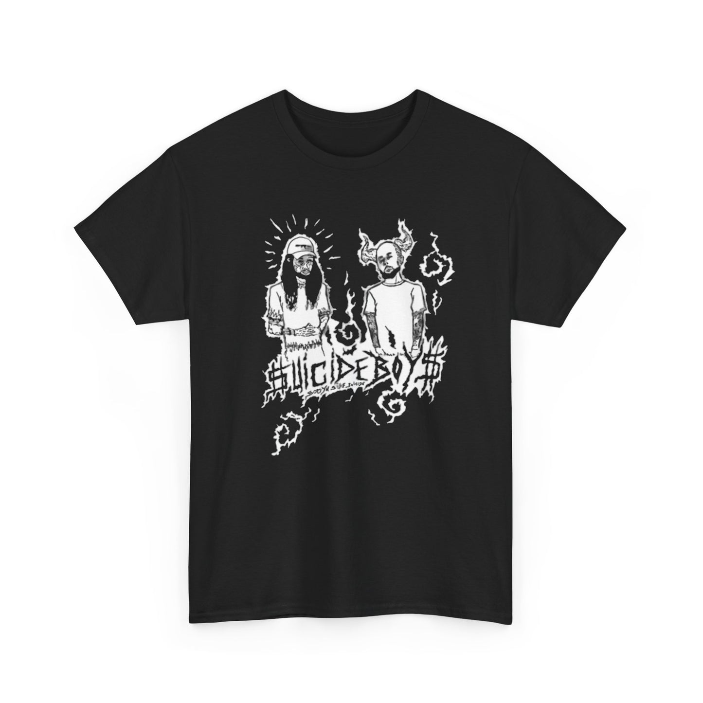 Suicide Boys Graphic T Shirt Retro Rap Rock Merch Unisex Heavy Cotton Tee