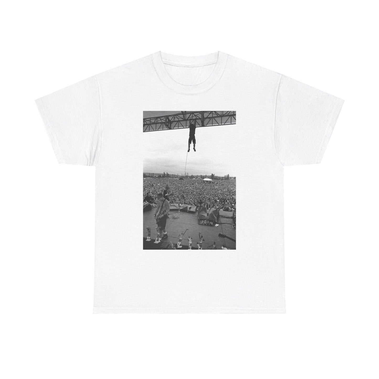 Pearl Jam Official Photograph T Shirt Vintage Unisex Heavy Cotton Tee
