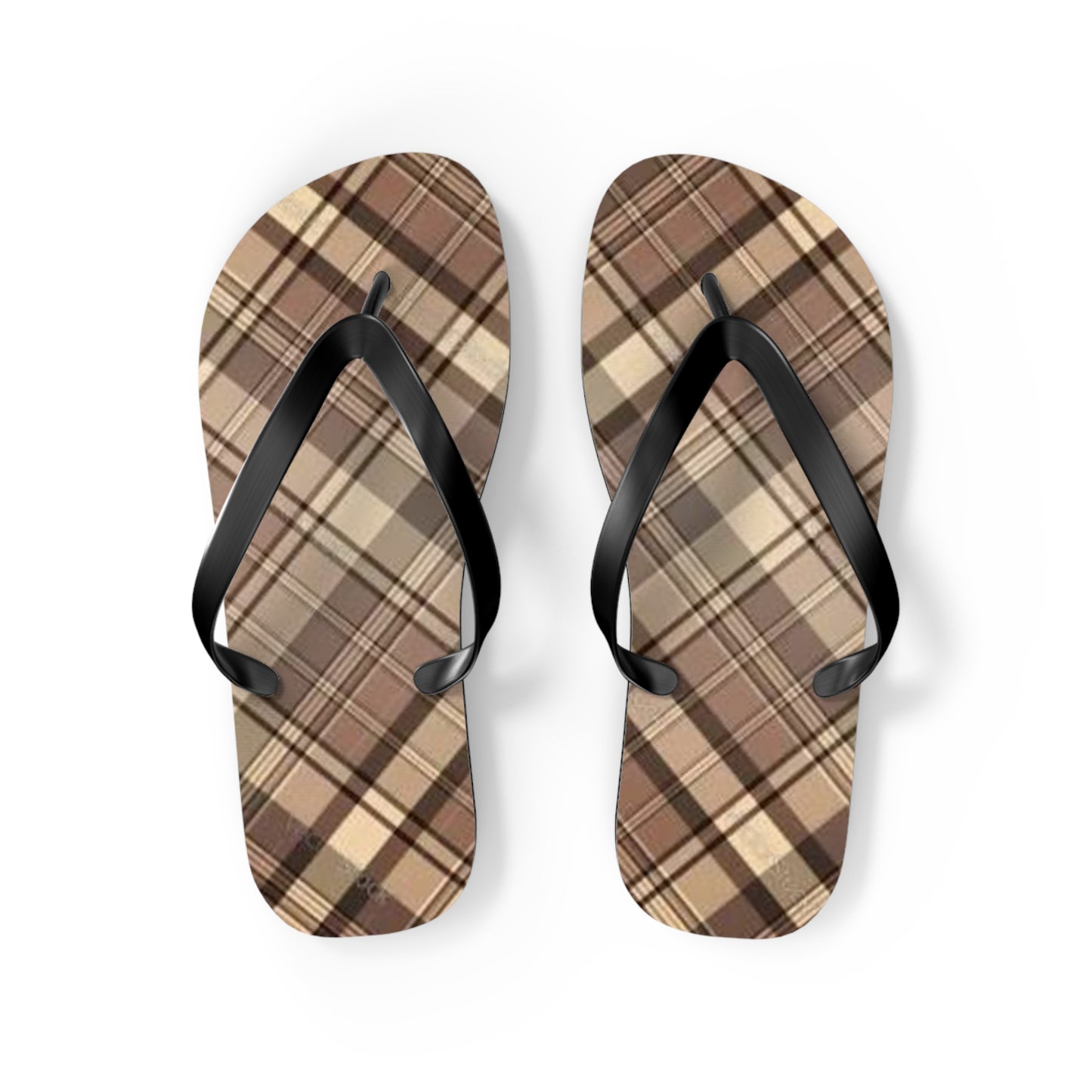 Brown Stripe Sandals, Beach Shoes, Vacation Flip Flops, Pool Slides