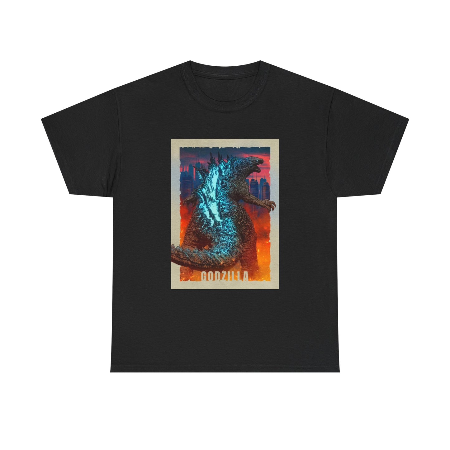 GodZilla Tshirt Vintage Movie Poster Retro Japan Unisex Heavy Cotton Tee