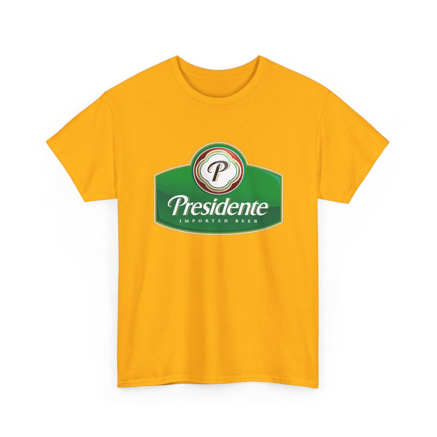 Presidente Beer Logo Shirt Retro Poster Unisex Heavy Cotton Tee