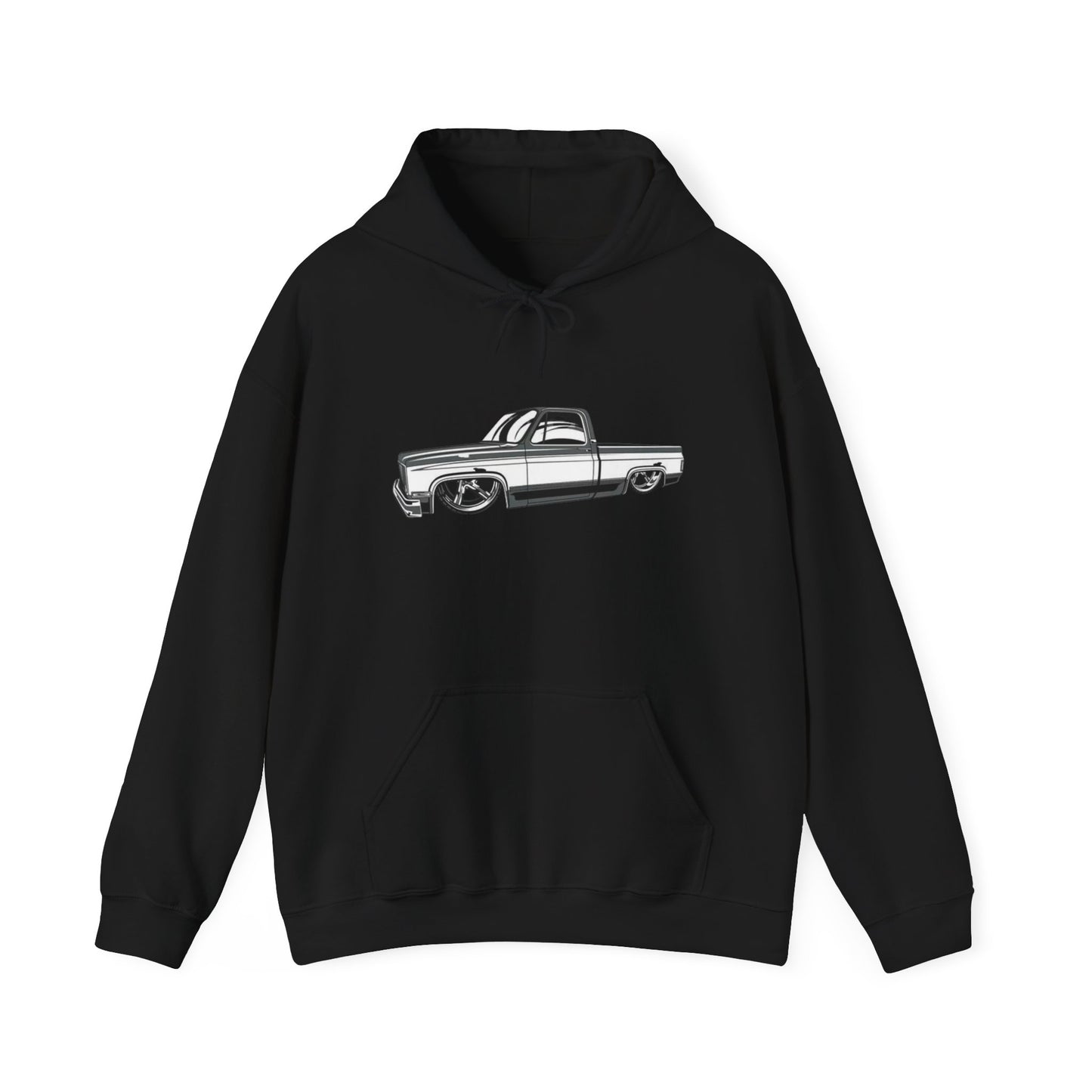 Retro Chevy C10 Classic Pickup Graphic Hoodie NEW Unisex Heavy Hooded Sweatshirt