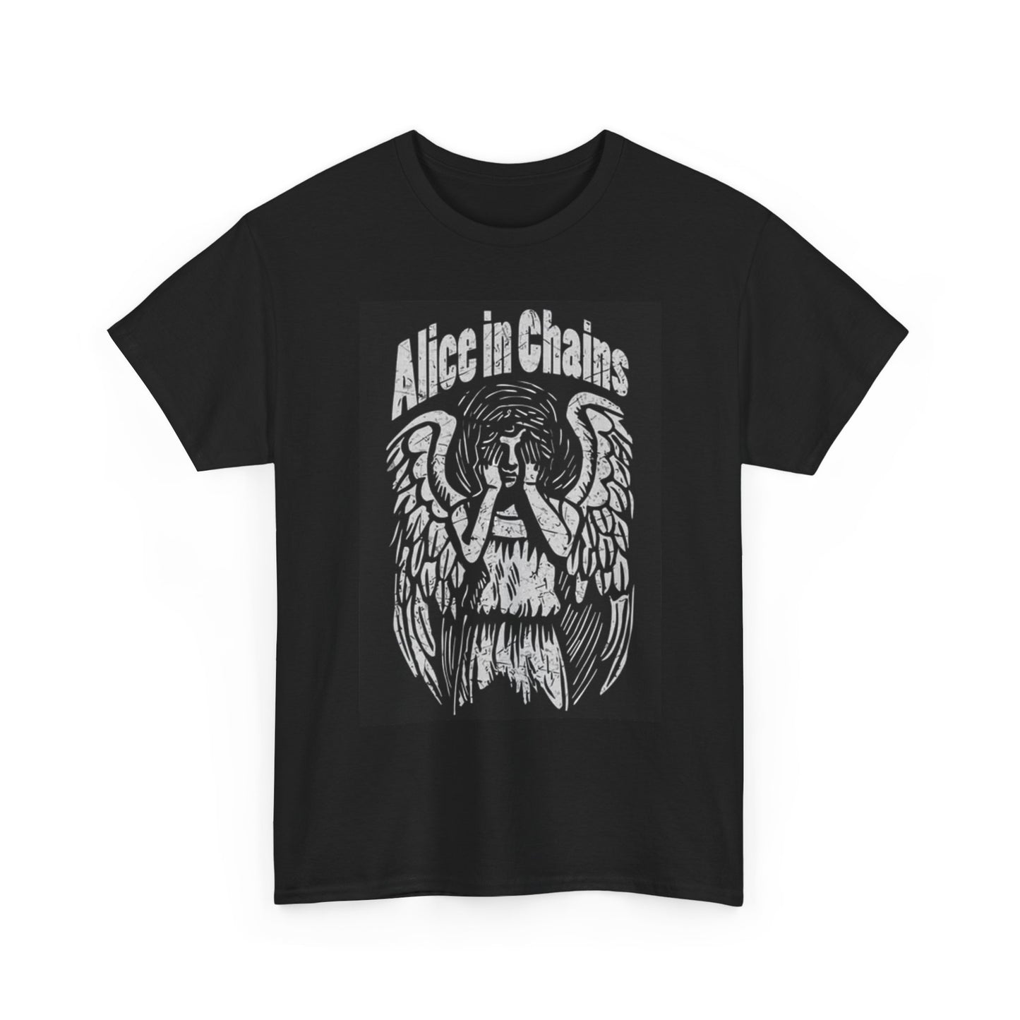 Alice In Chains Graphic T Shirt Retro Vintage Rock Unisex Heavy Cotton Tee