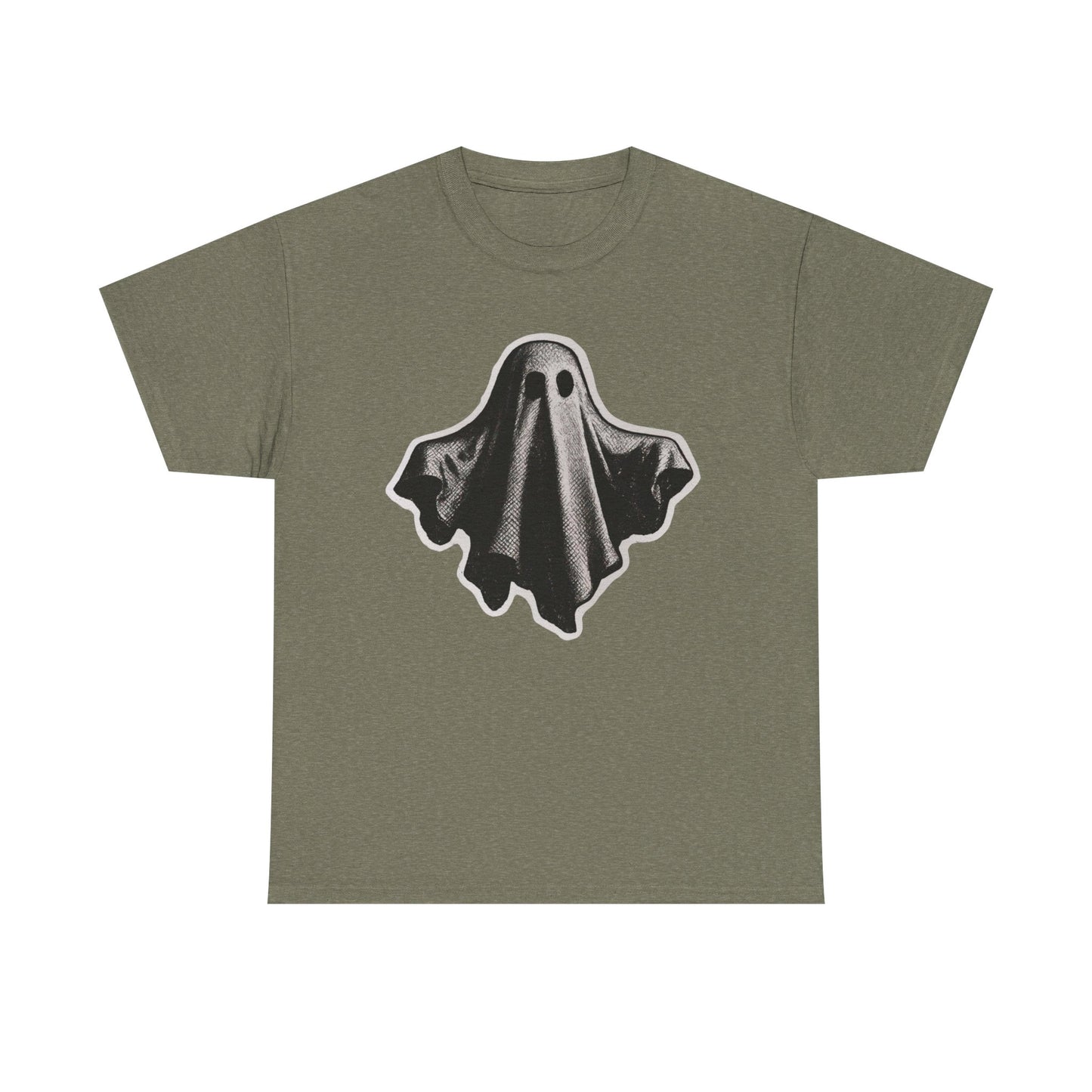 Ghost Graphic T Shirt Unisex Heavy Cotton NEW Tee