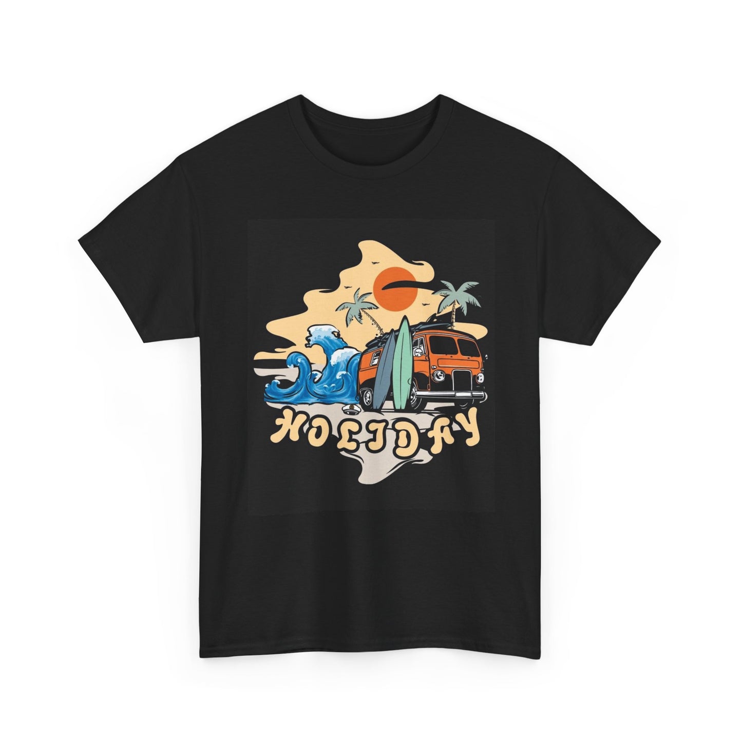 Holiday Vacation Surfing Shirt Apparel BRAND NEW Unisex Heavy Cotton Tee