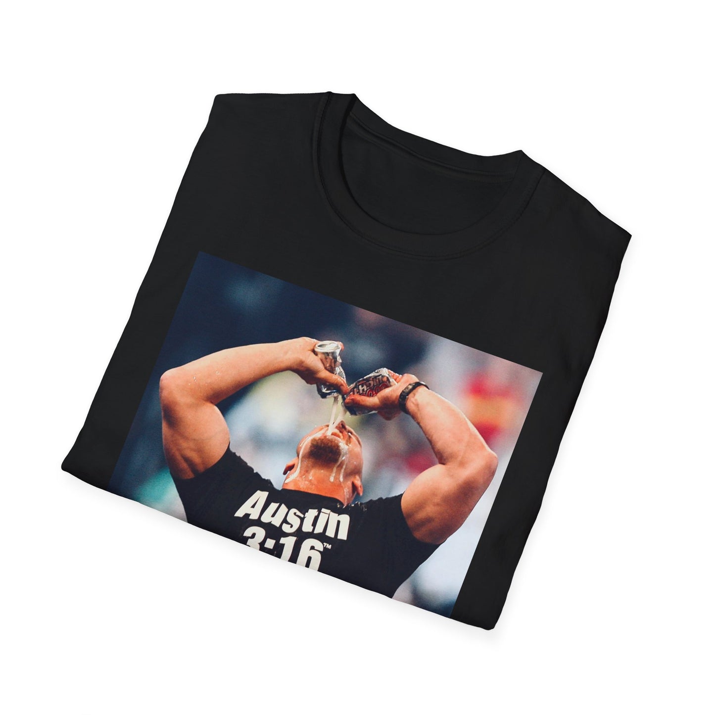 Stone cold T-shirt Steve Austin  vintage wrestling Unisex Softstyle T-Shirt