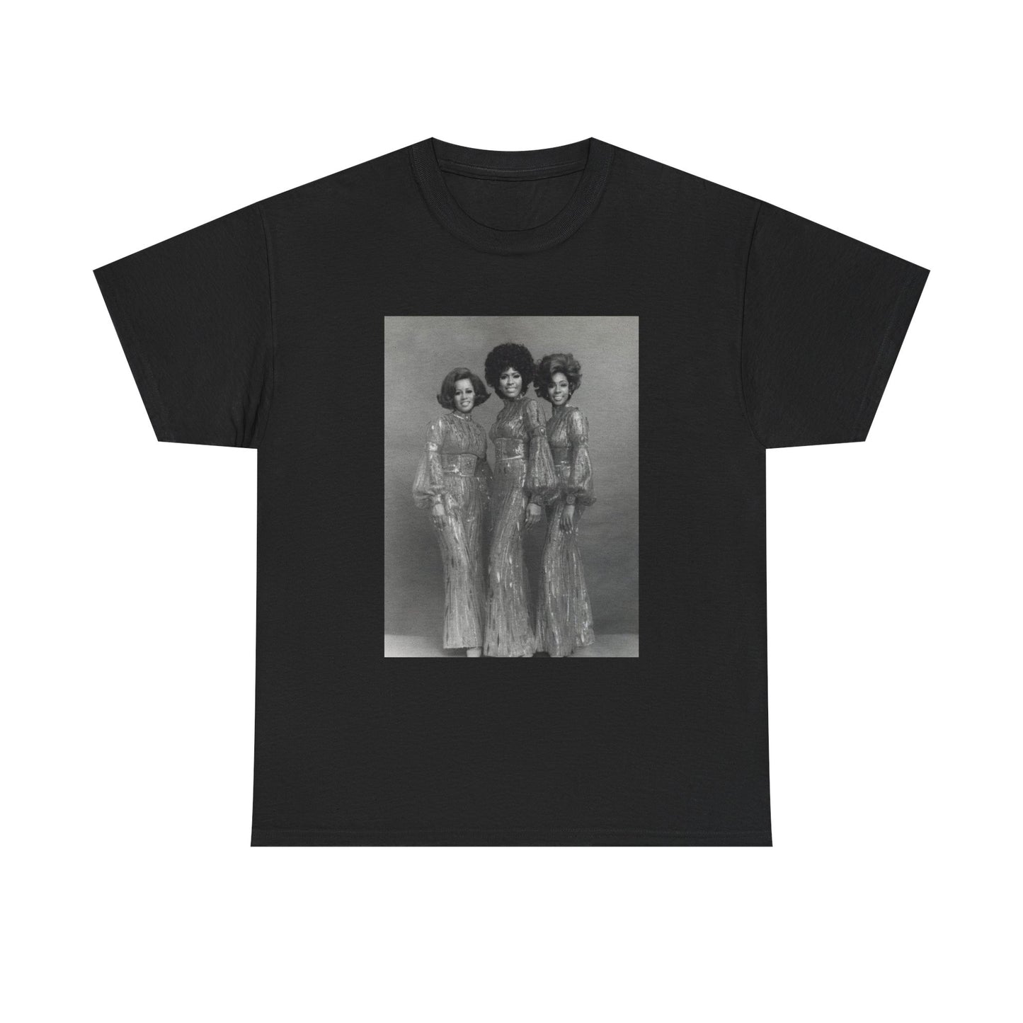 The Supremes Tshirt Vintage Diana Ross Retro Photo Unisex Heavy Cotton Tee