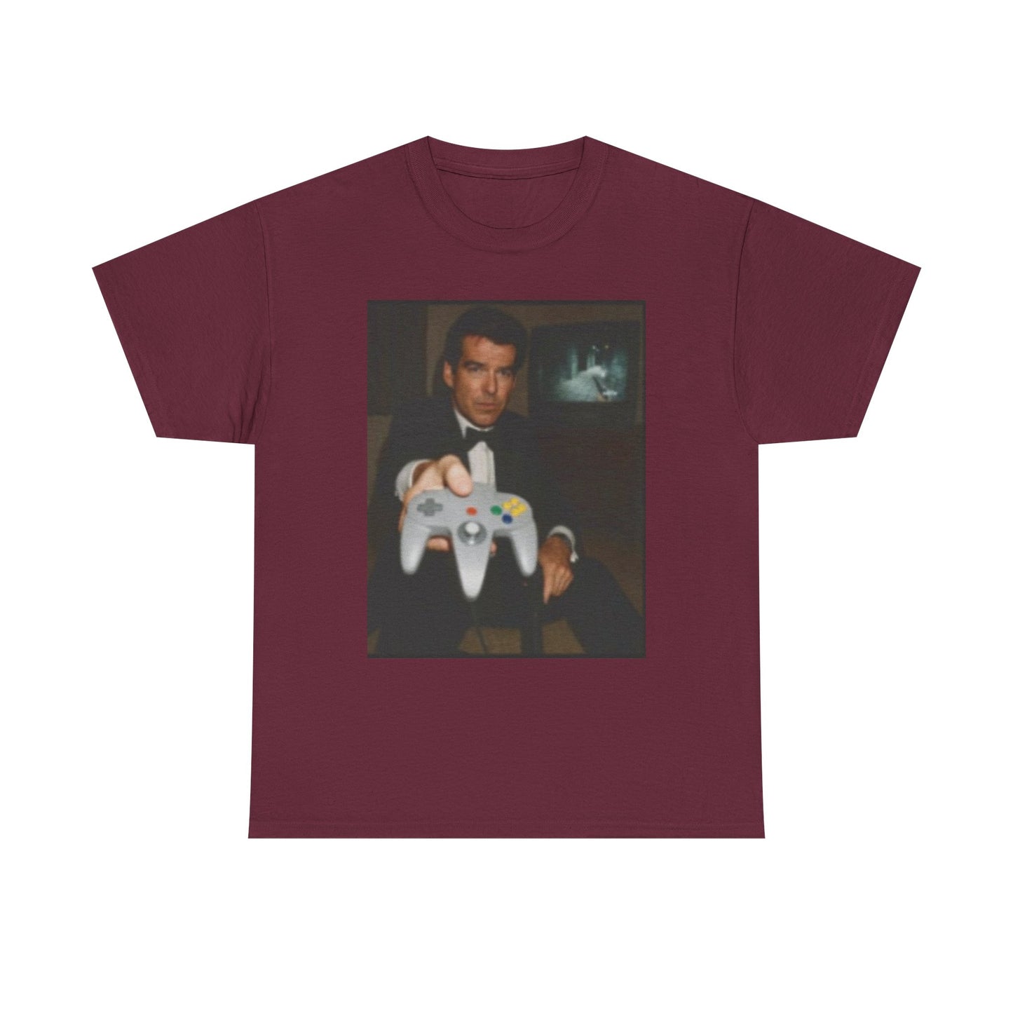 James Bond Golden eye Vintage Graphic T Shirt Unisex Heavy Cotton Tee Gaming 90s