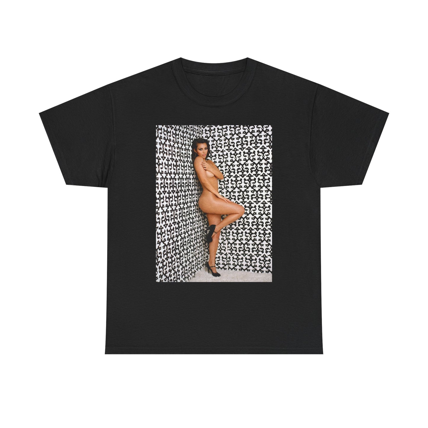 Kim Kardashian Graphic T Shirt Retro Vintage Model Unisex Heavy Cotton Tee