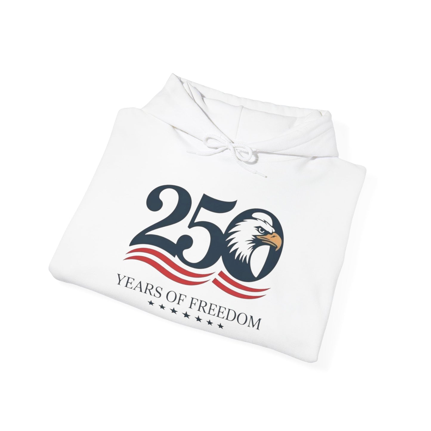 America 250 Years Of Freedom Graphic Hoodie Heavy Blend™ NEW Sweatshirt
