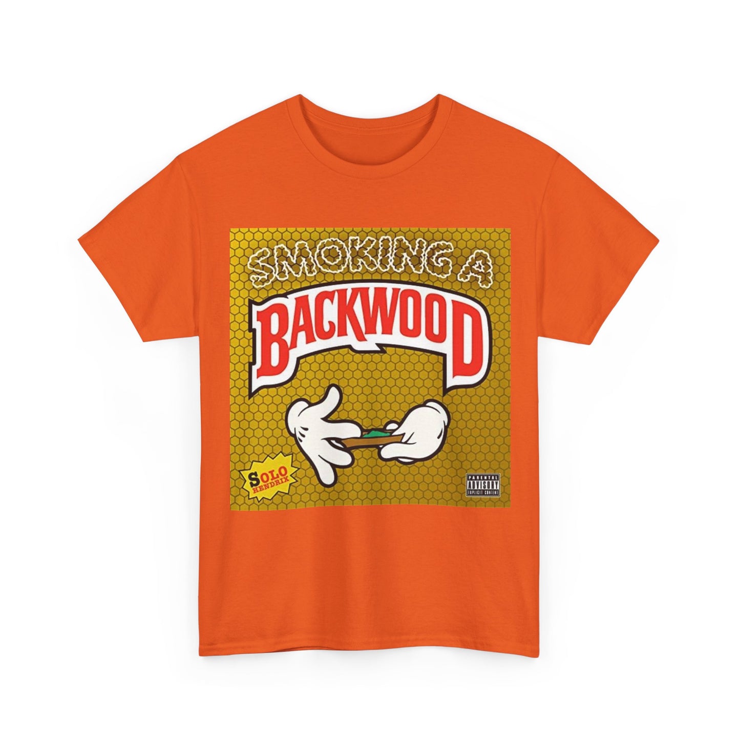 Backwoods Blunt Tshirt Rolling Up 420 Funny Graphic Unisex Heavy Cotton Tee