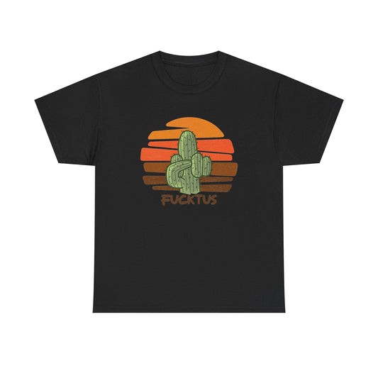 Funny Cactus Jokes Humor Graphic T Shirt Men's Heavy Cotton Tee