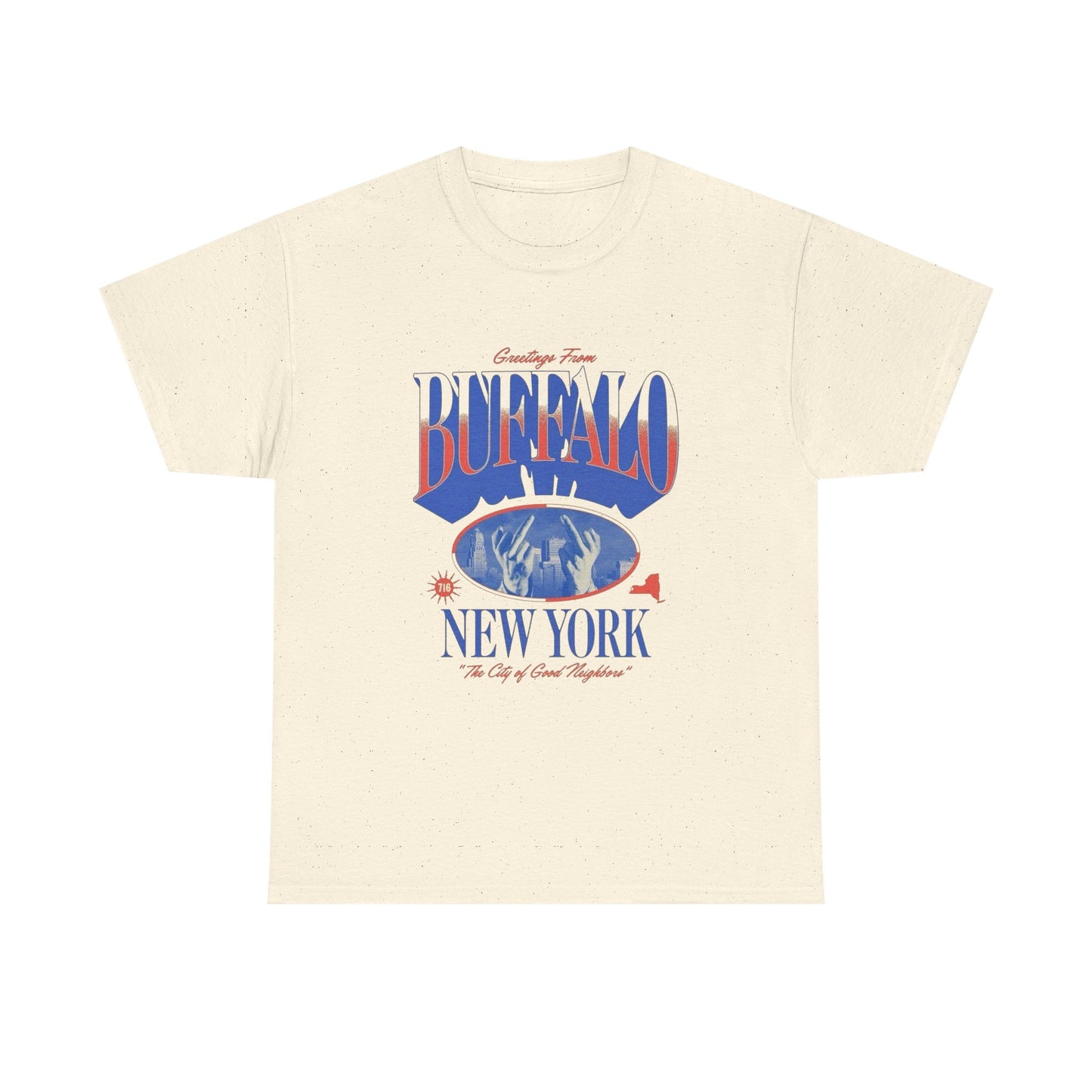 Greetings From Buffalo Football Graphic T Shirt Unisex Adults NEW