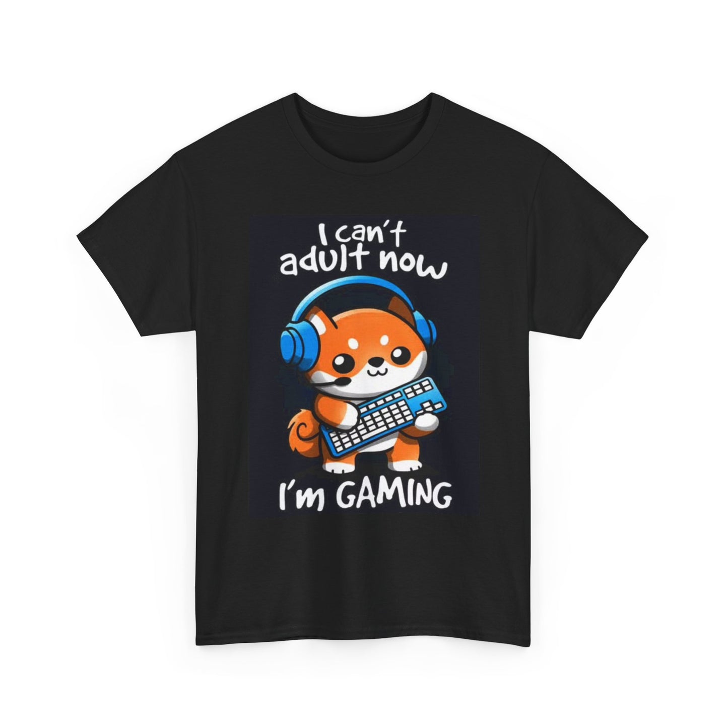 Im Gaming Graphic TEE Funny Cute Shirt Gamer Unisex Heavy Cotton Tee