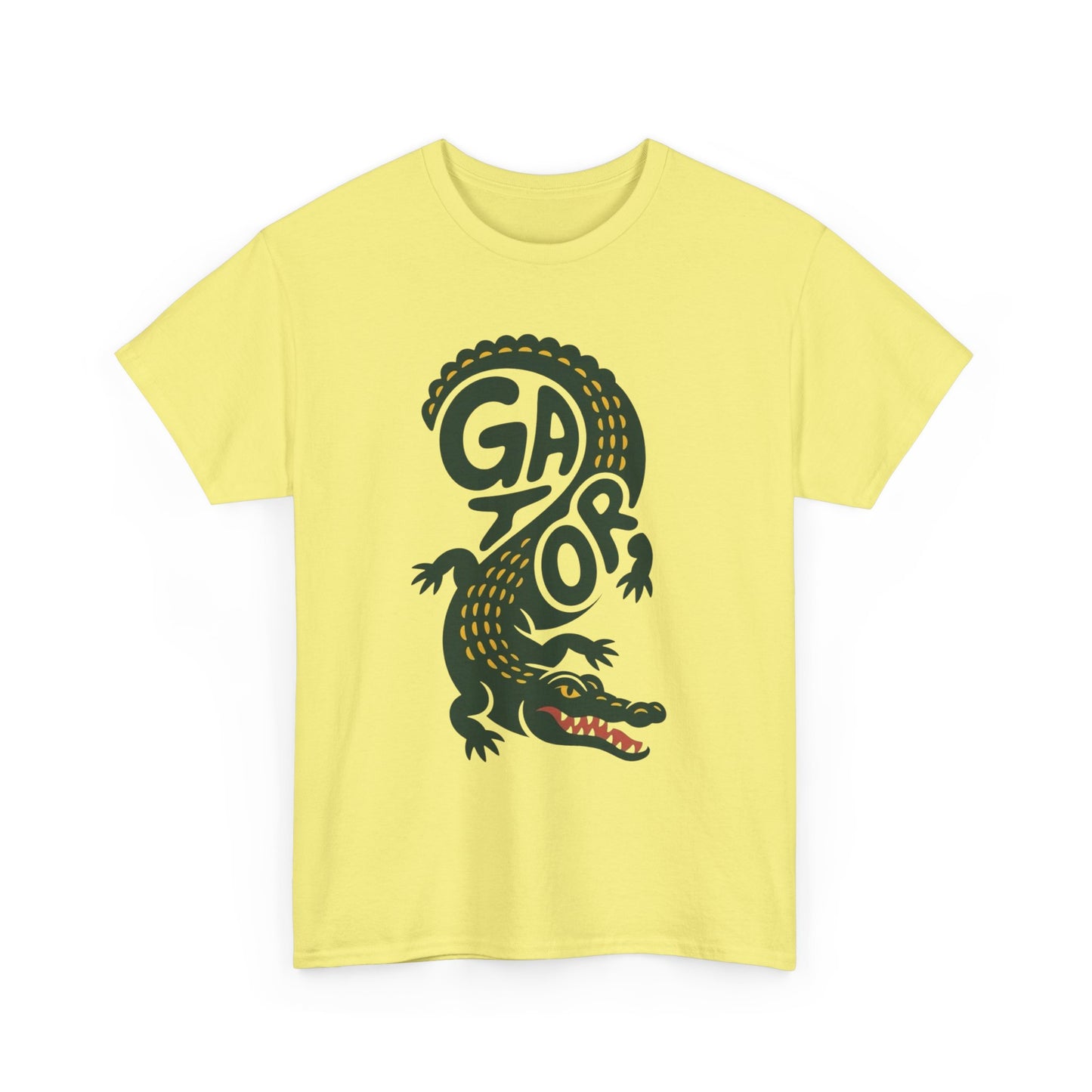 Alligator Graphic T Shirt Unisex Heavy Cotton Tee