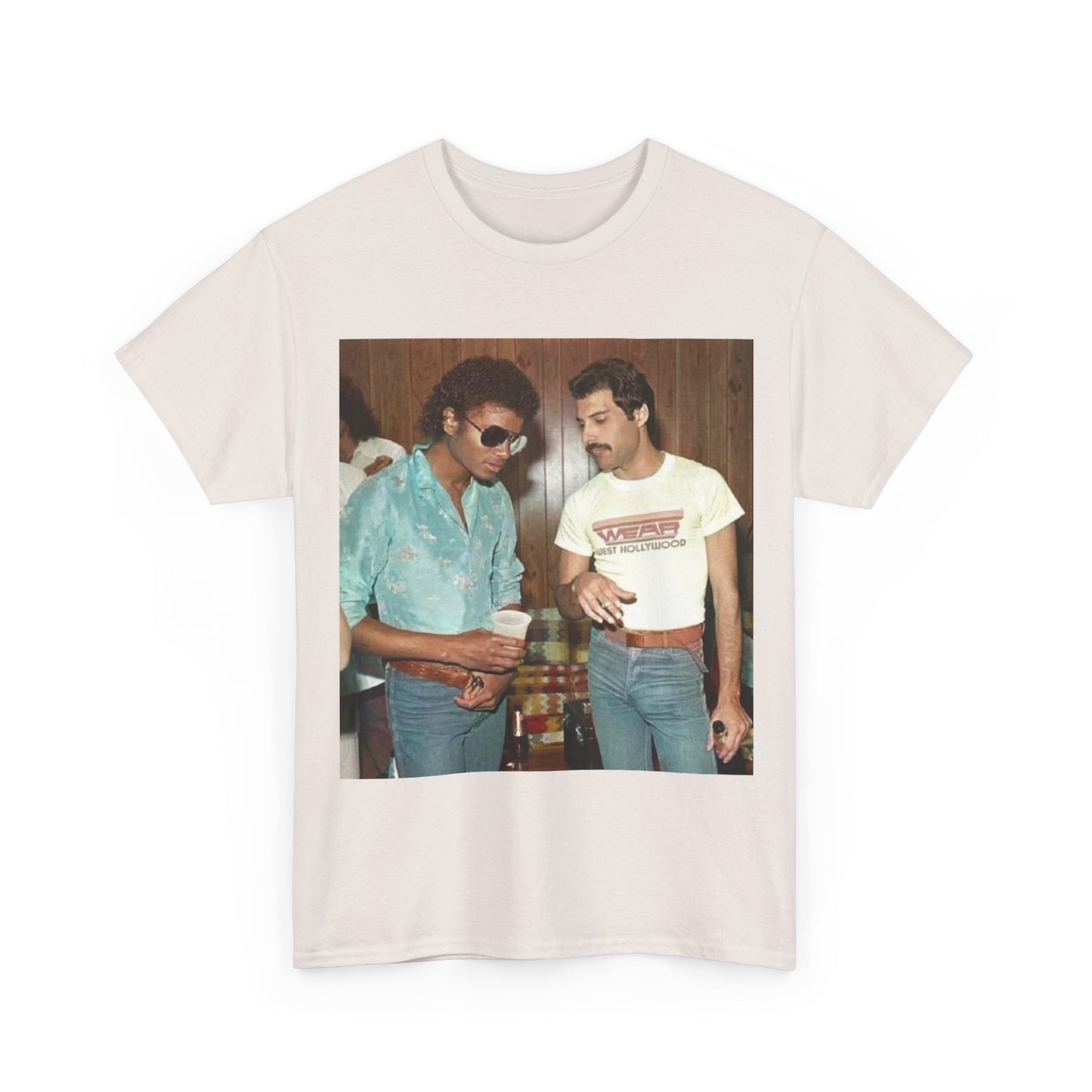 Michael jackson Queen tshirt vintage 80s retro graphic Unisex Heavy Cotton Tee