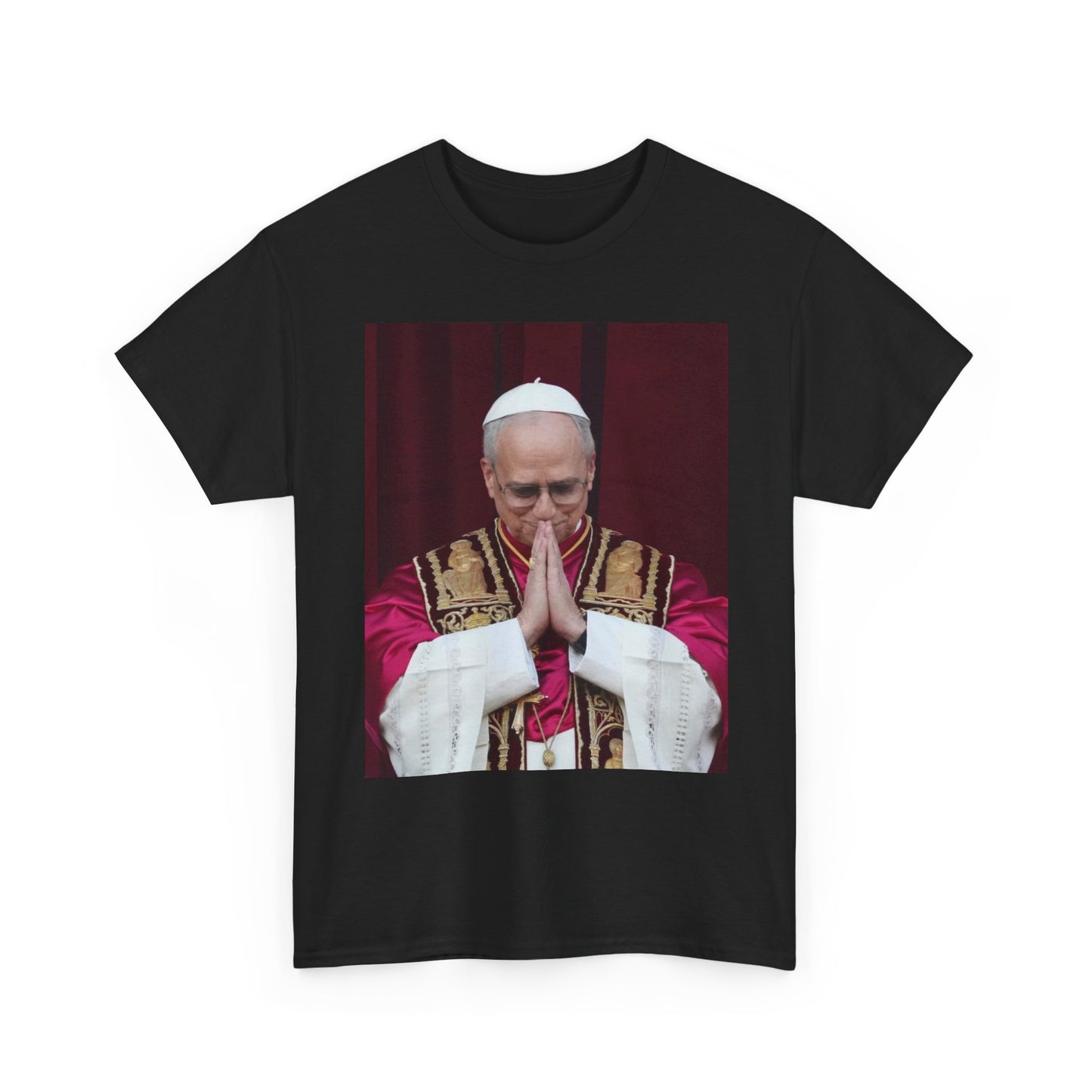 Pope Leo Graphic T Shirt New All Sizes Fast Ship Unisex Heavy Cotton Tee