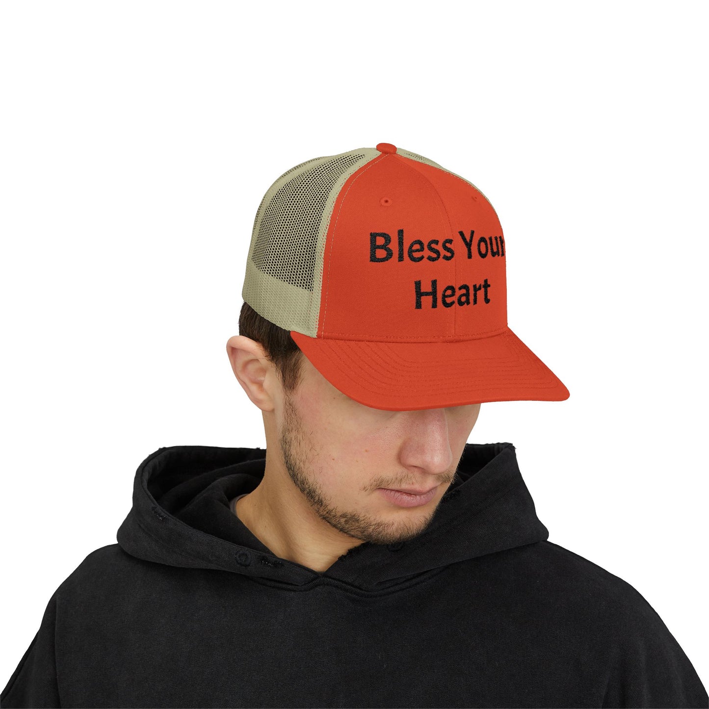 Bless Your Heart Hat Southern Charm Funny Snapback Trucker Cap