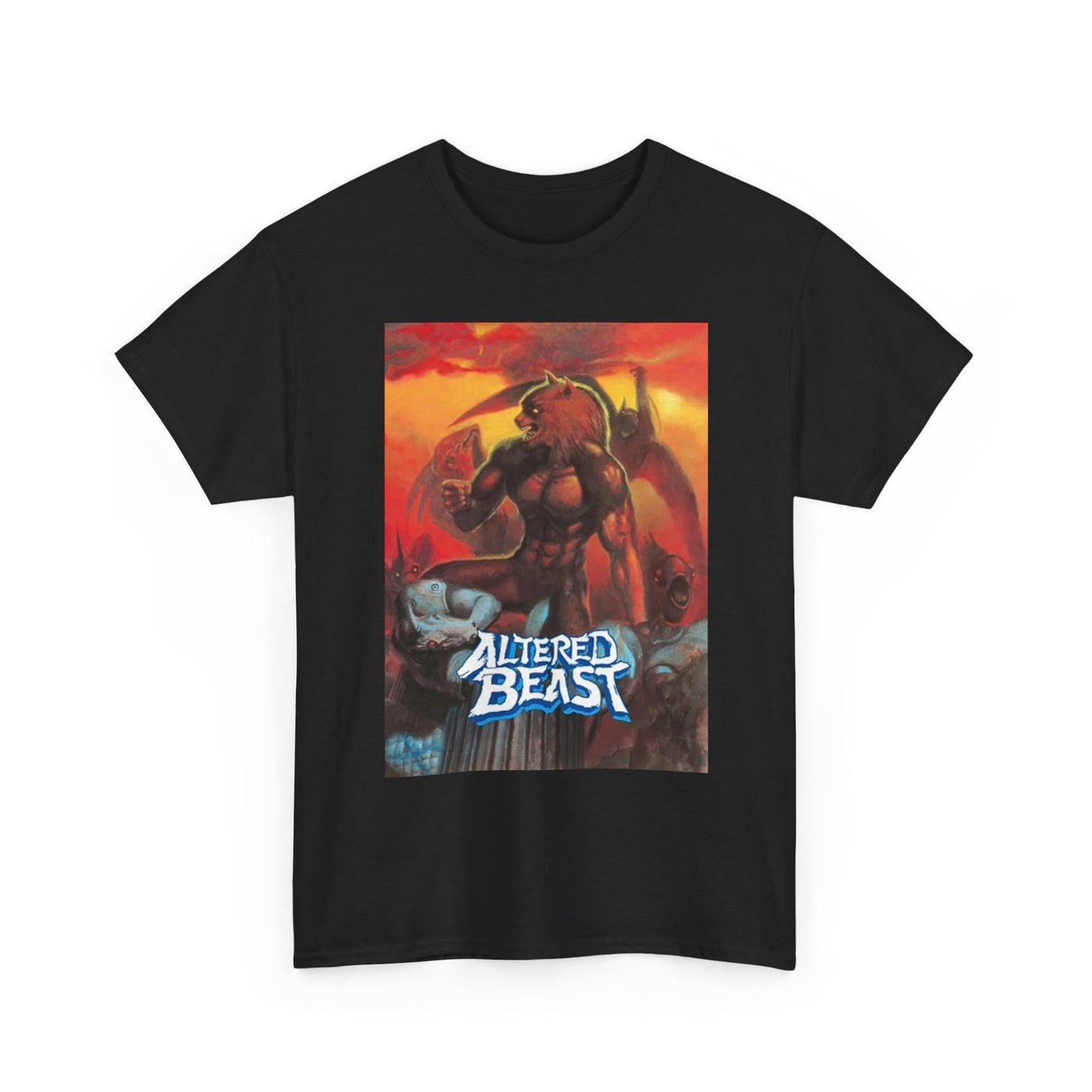 Altered Beast Graphic T Shirt Vintage Gaming Retro Unisex Heavy Cotton Tee