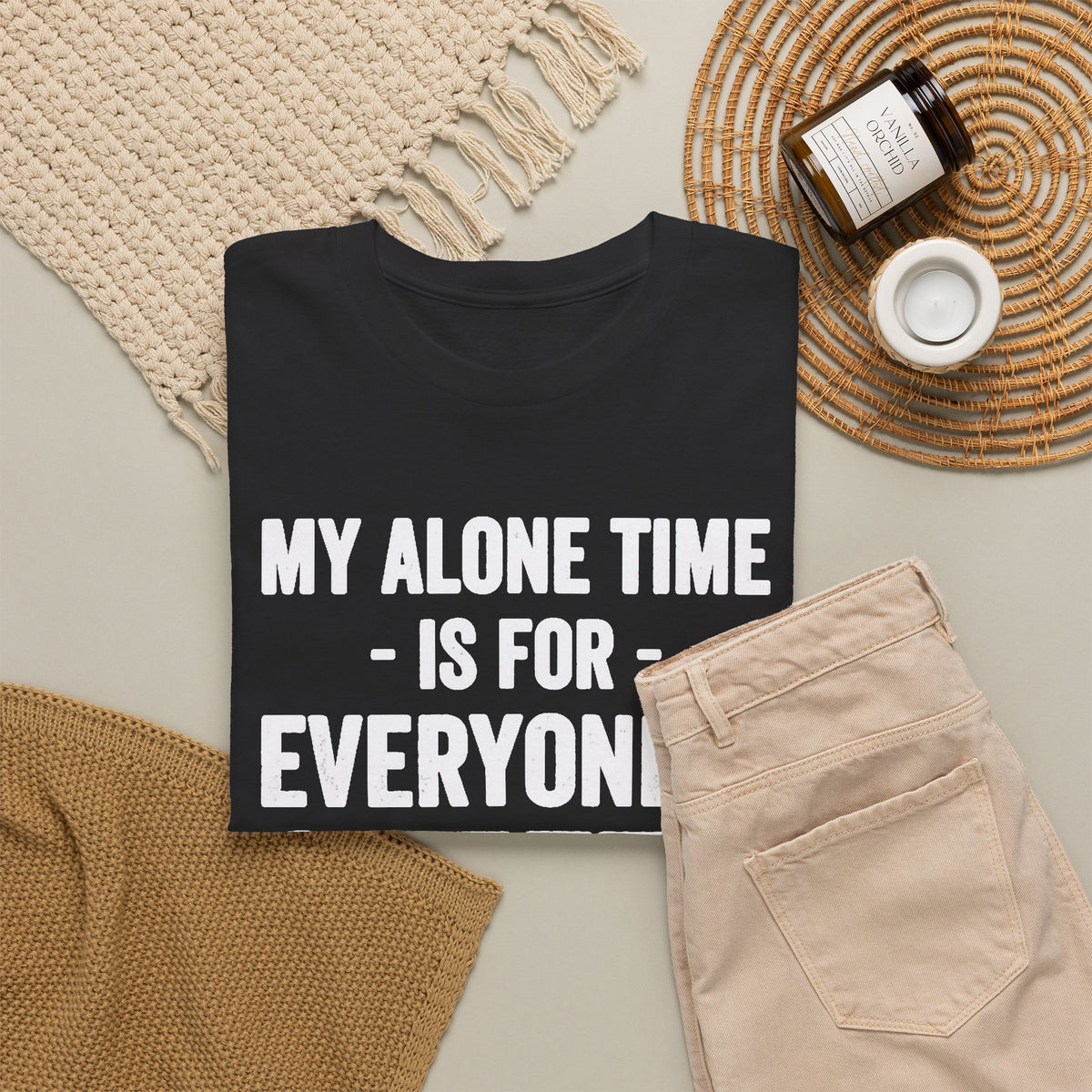 My Alone Time Is for Everyone's Safety T-Shirt Men's Graphic Tee