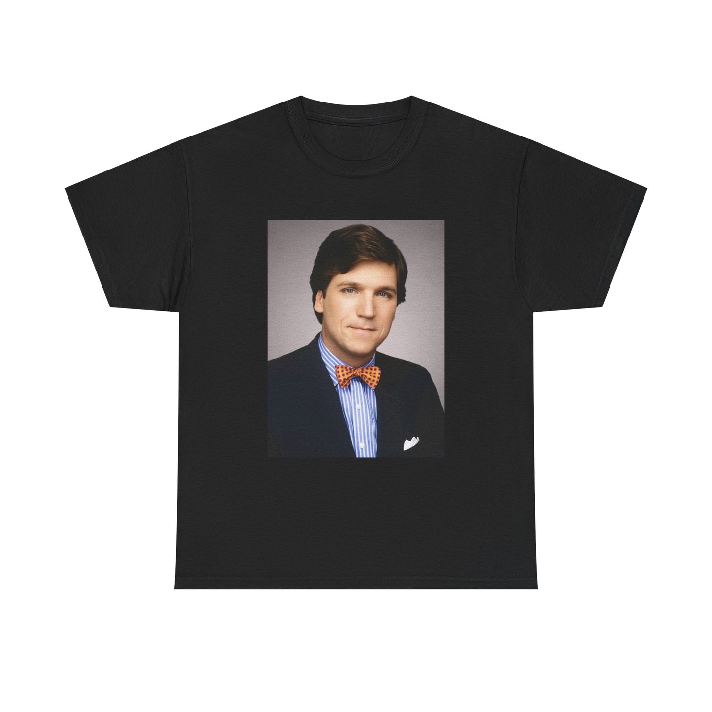 Tucker Carlson Tshirt Funny Trump  gillis Nelk Unisex Heavy Cotton Tee