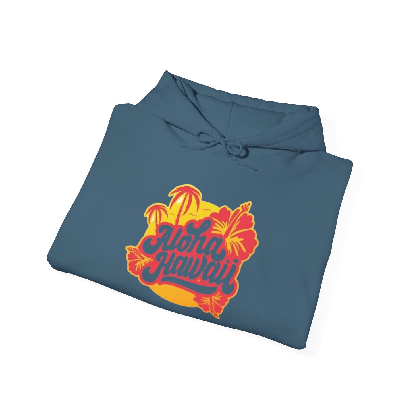 Aloha Hawaii Graphic Hoodie Unisex Heavy Blend™ Hooded Sweatshirt