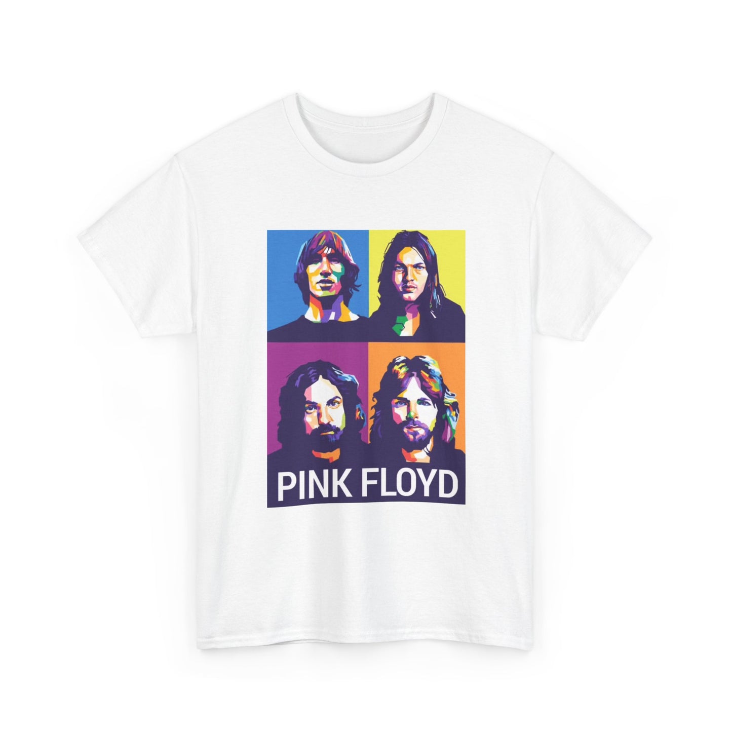 Pink Floyd Tshirt Vintage Brick in the wall Tour retro art Heavy Cotton Tee