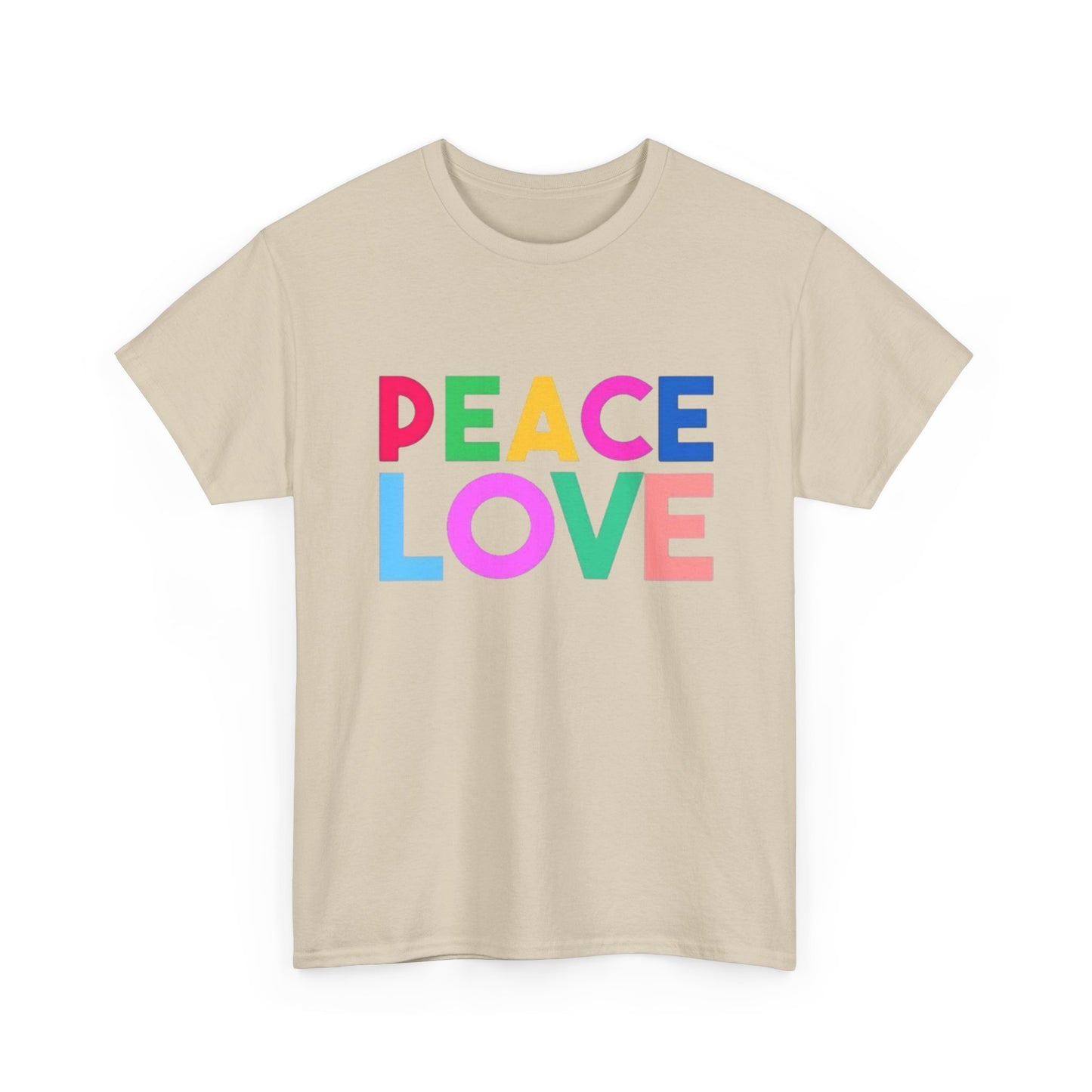 Peace Love Graphic T Shirt Adult NEW