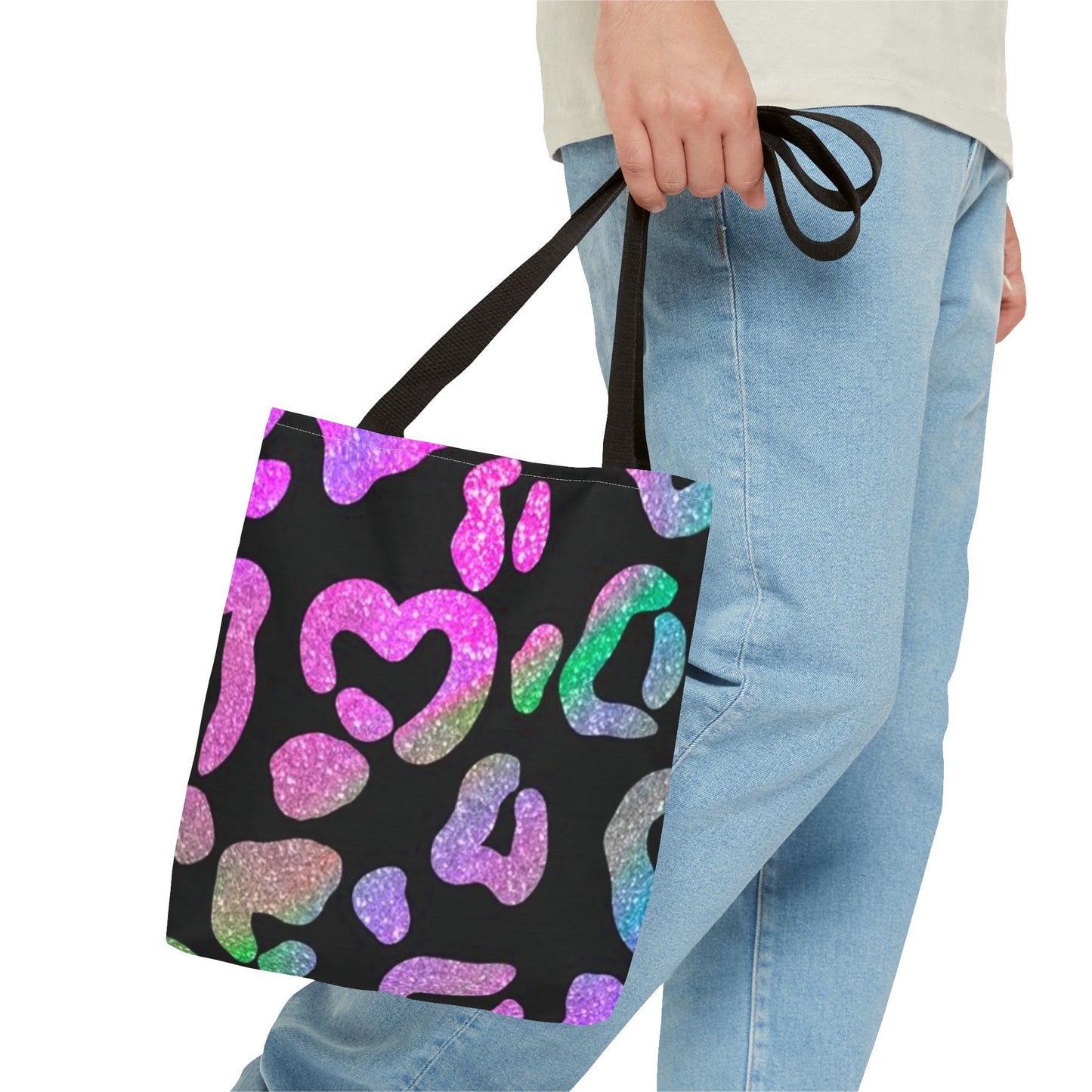 Glitter Cheetah All Over Print BRAND NEW Purse, Pocketbook,Travel Tote Bag