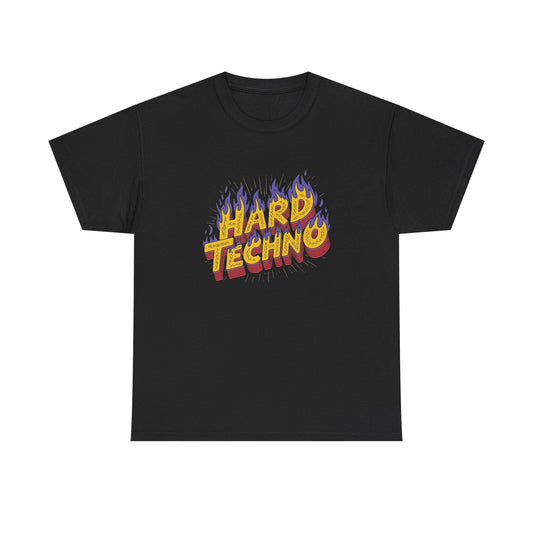 Hard Techno Graphic T Shirt NEW Adult Unisex Heavy Cotton Tee