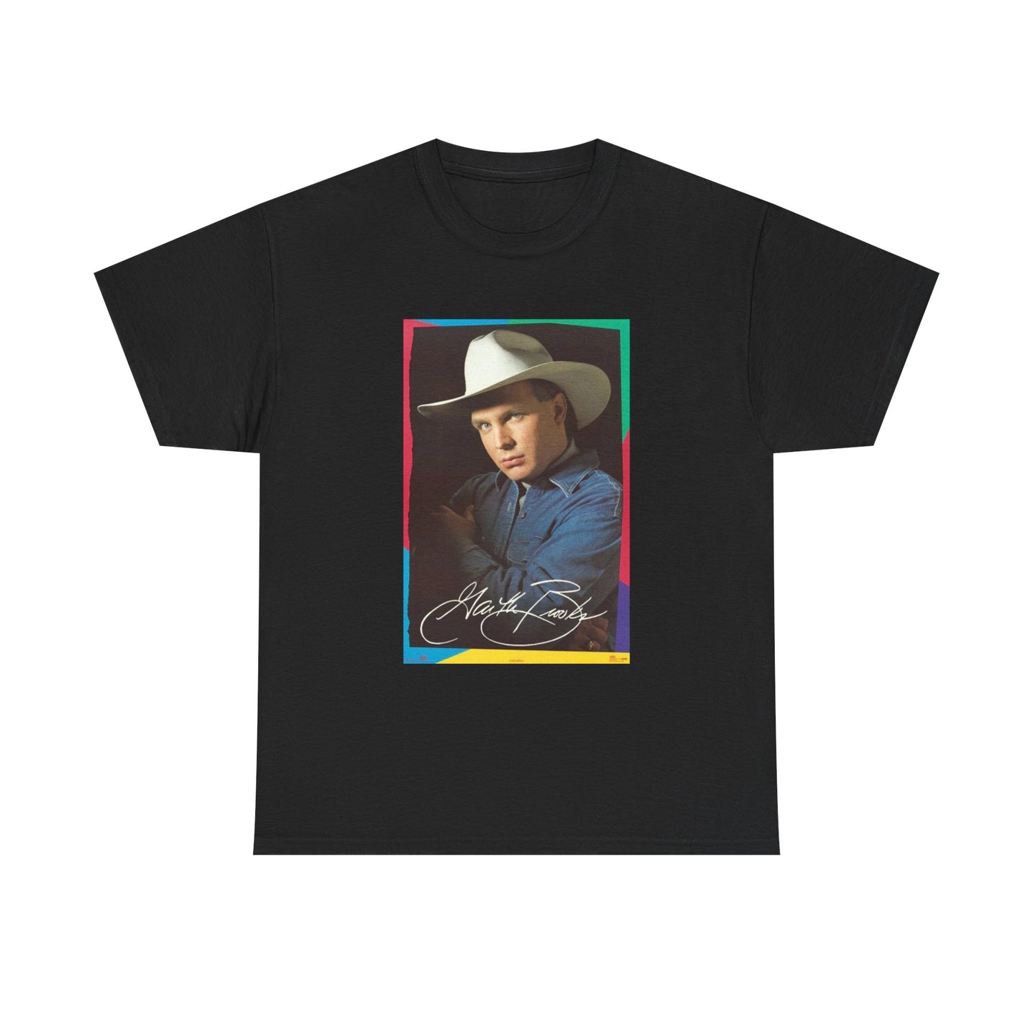Garth Brooks Tshirt Retro Country Short Sleeve Unisex Heavy Cotton Tee New Merch