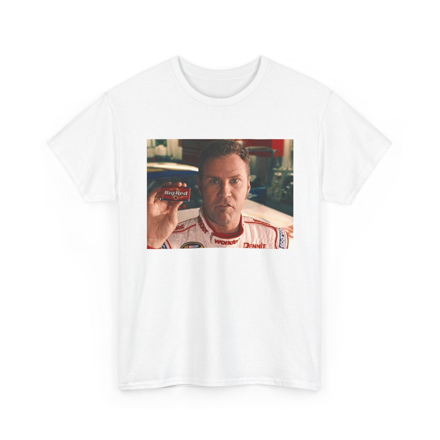 Talladega Nights Graphic T Shirt Funny Nascar Ricky Bobby Unisex Heavy Cotton