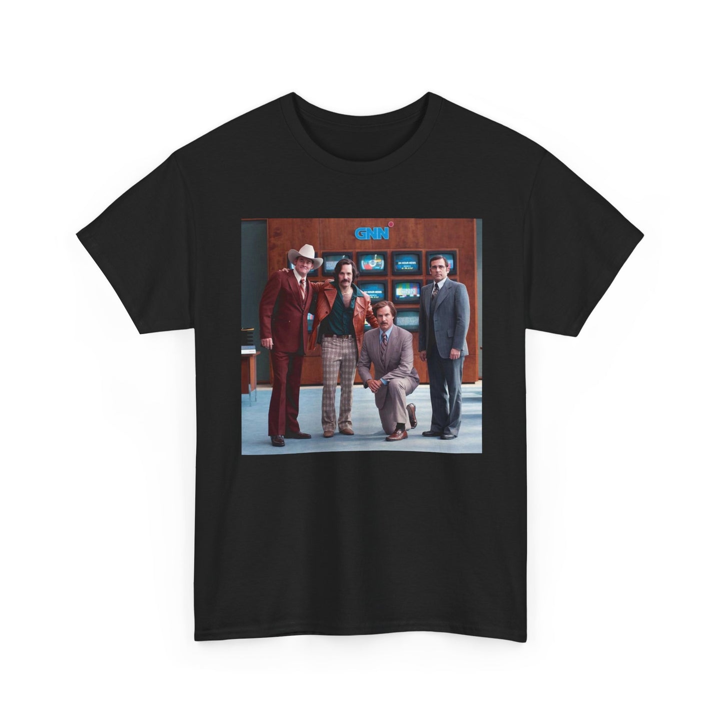 Anchorman Retro Comedy Graphic T Shirt NEW Adult Tee