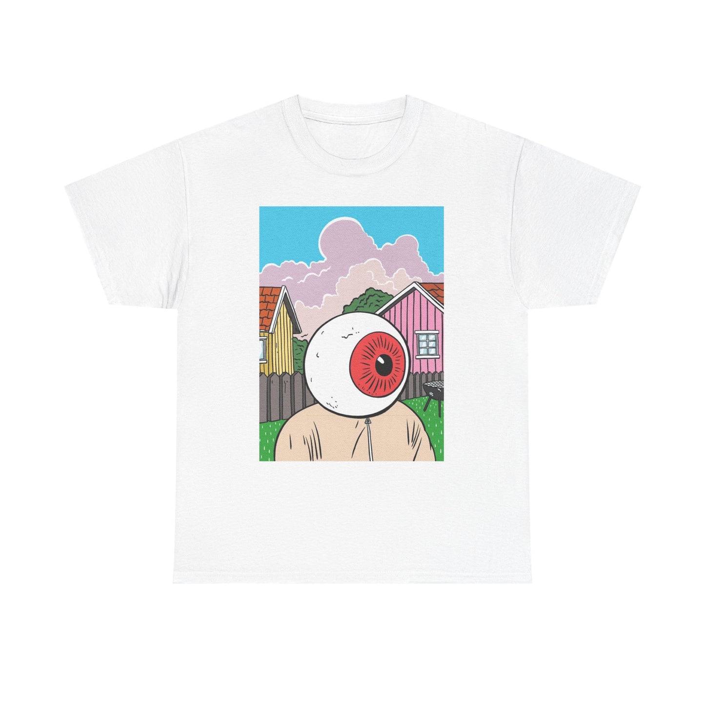 Bigeye Funny Vintage Art Graphic T-Shirt Comfy Cotton Tee Brand NEW
