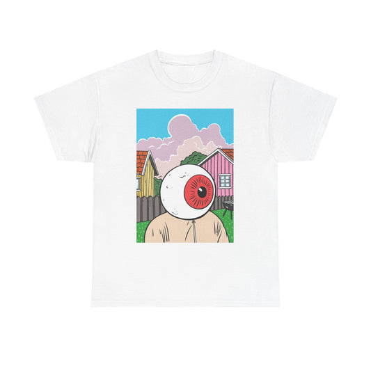 Bigeye Funny Vintage Art Graphic T-Shirt Comfy Cotton Tee Brand NEW
