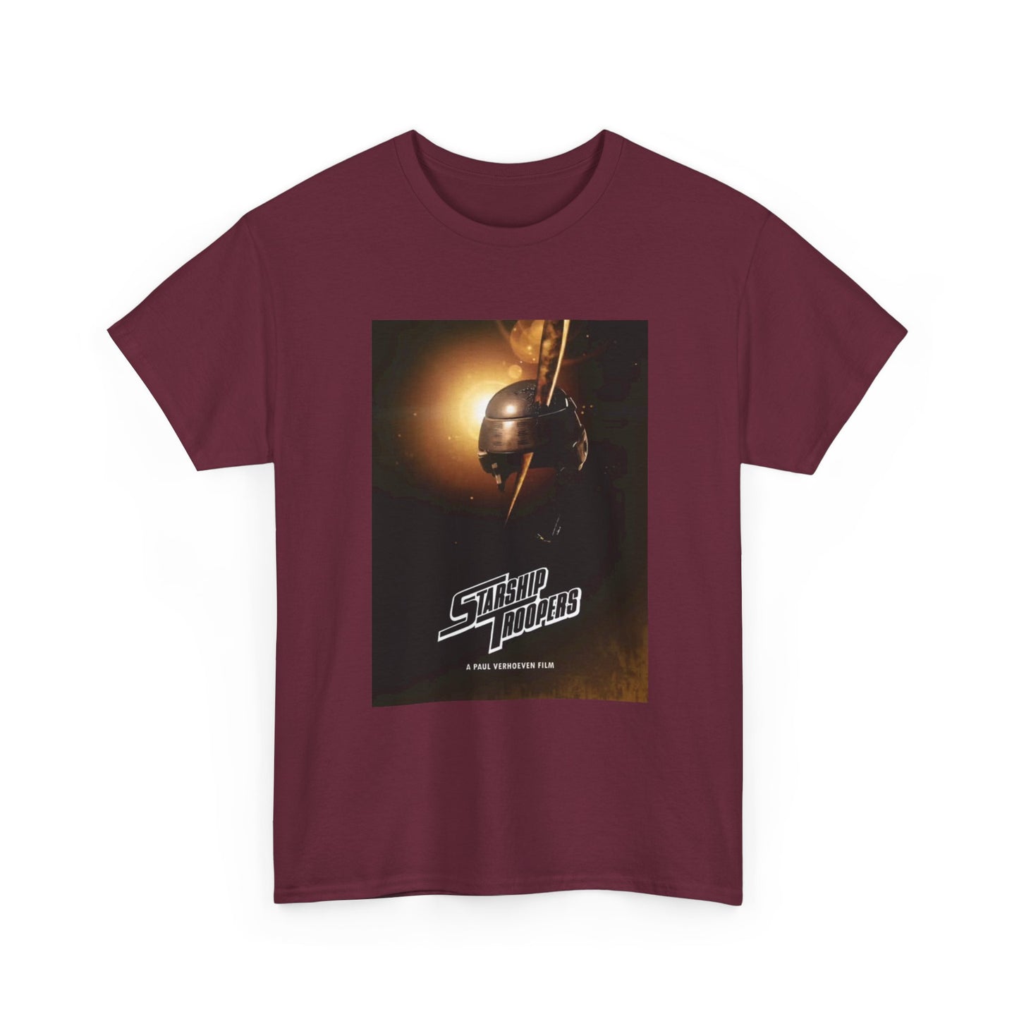 StarShip Troopers Tshirt Retro Action Movie Vintage Unisex Heavy Cotton Tee