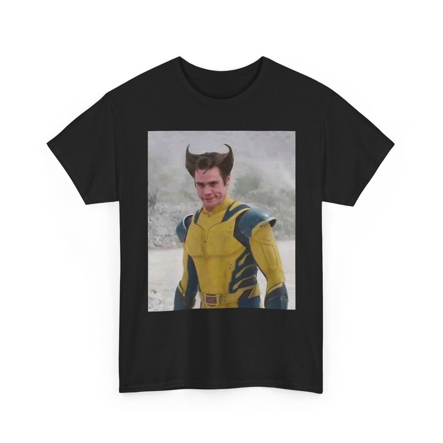 Jim Carrey Funny Superhero Graphic T Shirt Unisex Heavy Cotton Tee Gift New