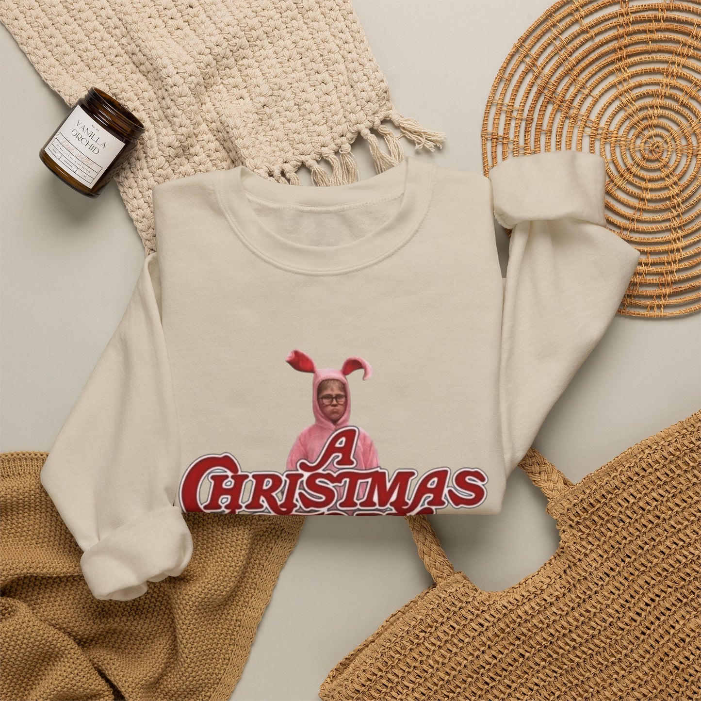 A Christmas Story Graphic Sweater NEW Unisex Heavy Blend™ Crewneck Sweatshirt