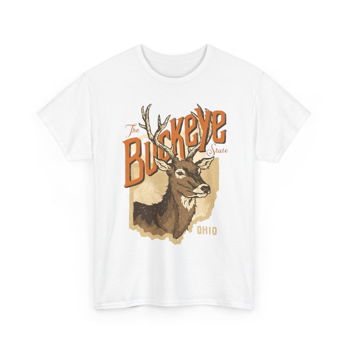 The Buckeye State Ohio Graphic T Shirt NEW ADULT TEE Cotton