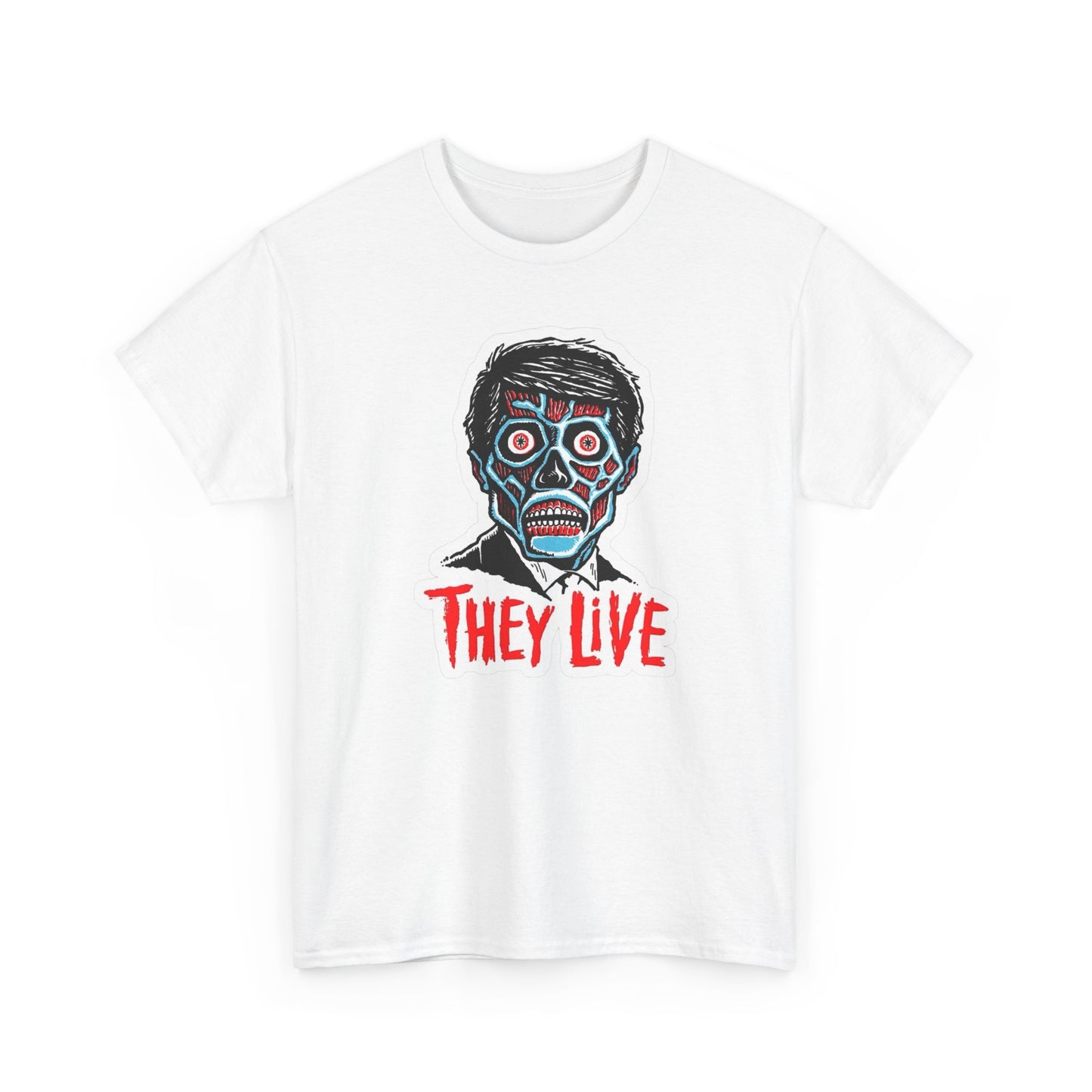 They Live Zombies Graphic T Shirt Unisex Heavy Cotton Tee