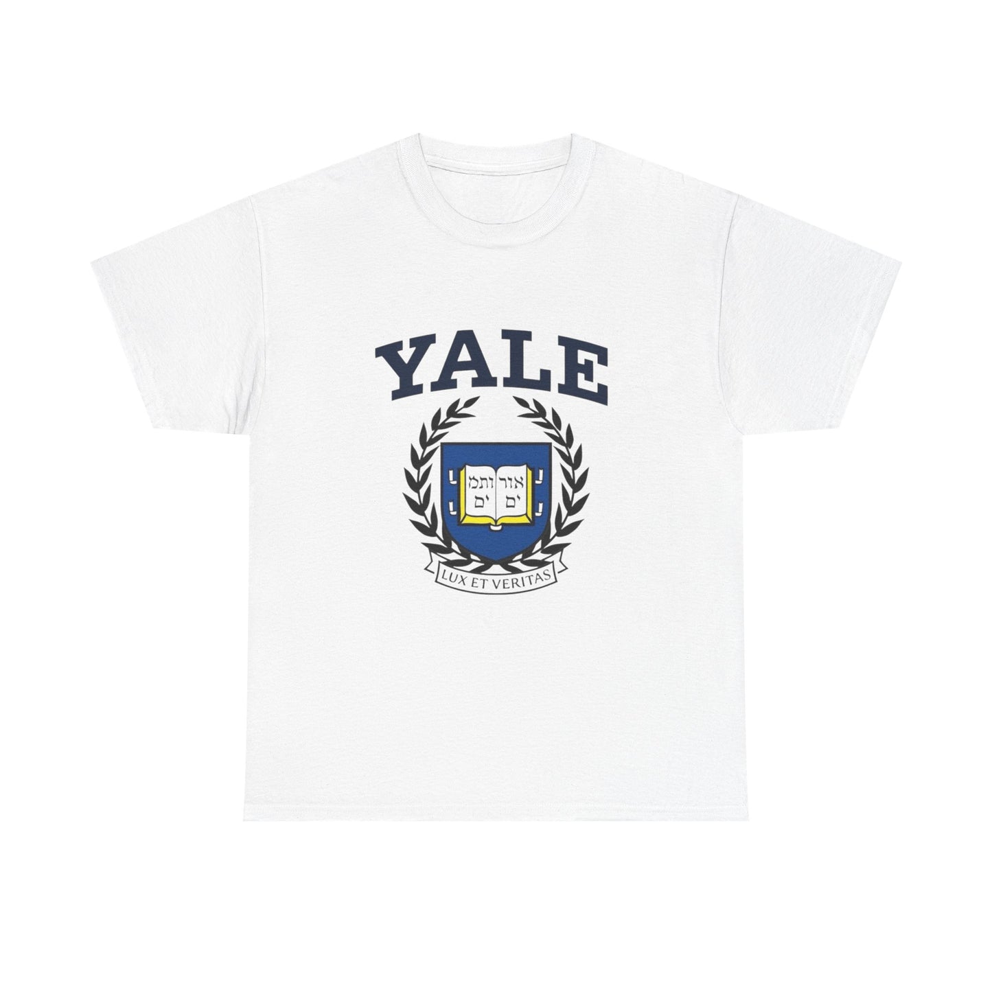 Yale Logo College Graphic T Shirt ADULT NEW