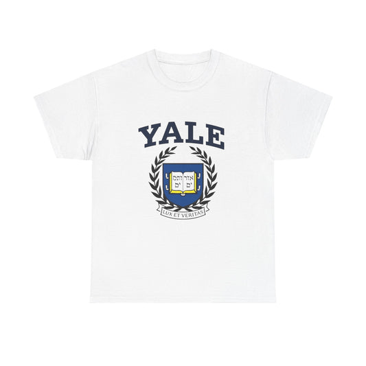Yale Logo College Graphic T Shirt ADULT NEW
