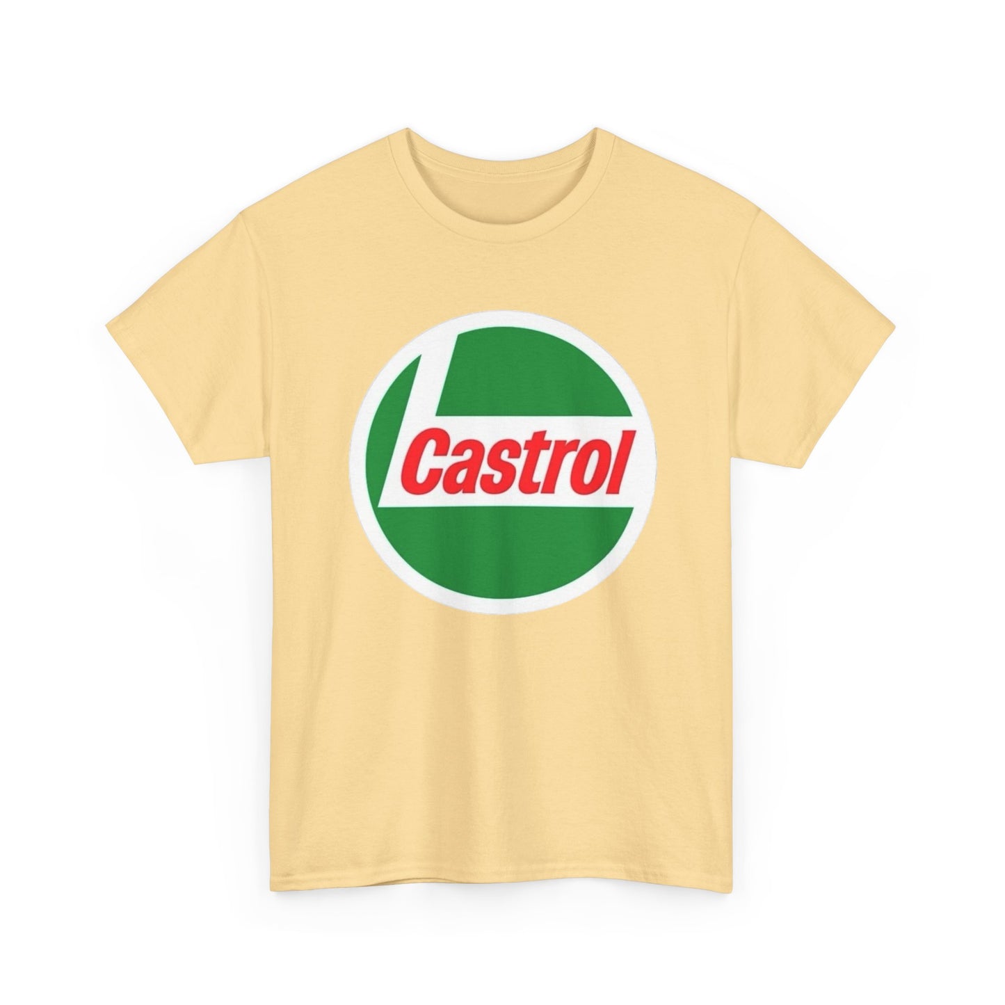 Castrol Oil Retro Graphic T Shirt Unisex Heavy Cotton Tee NEW