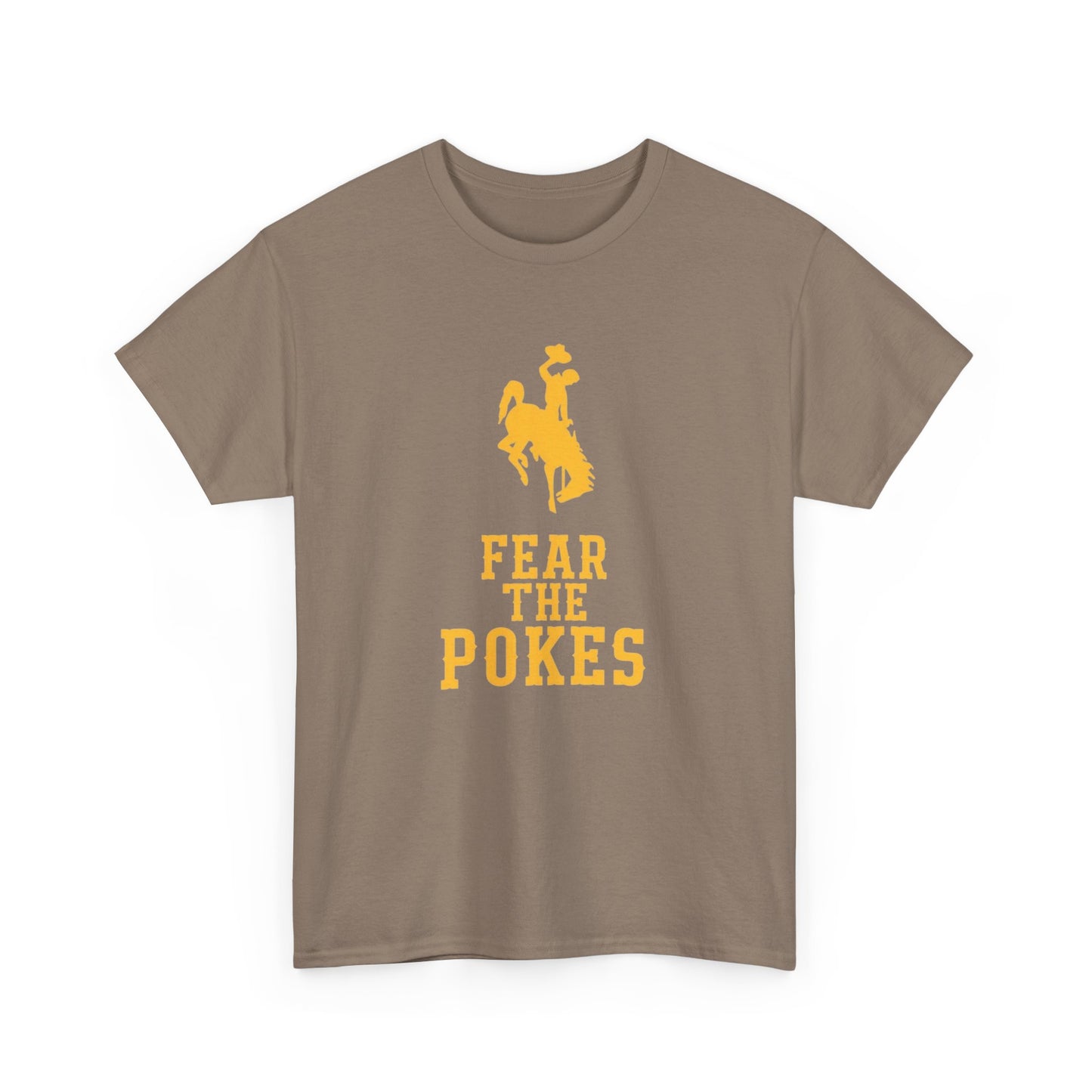 Fear The Poke Cowboy Horse Graphic T Shirt Unisex Heavy Cotton Tee GIFT