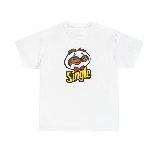 Single Like A Pringle Funny Graphic T Shirt NEW Cotton Tee Gift