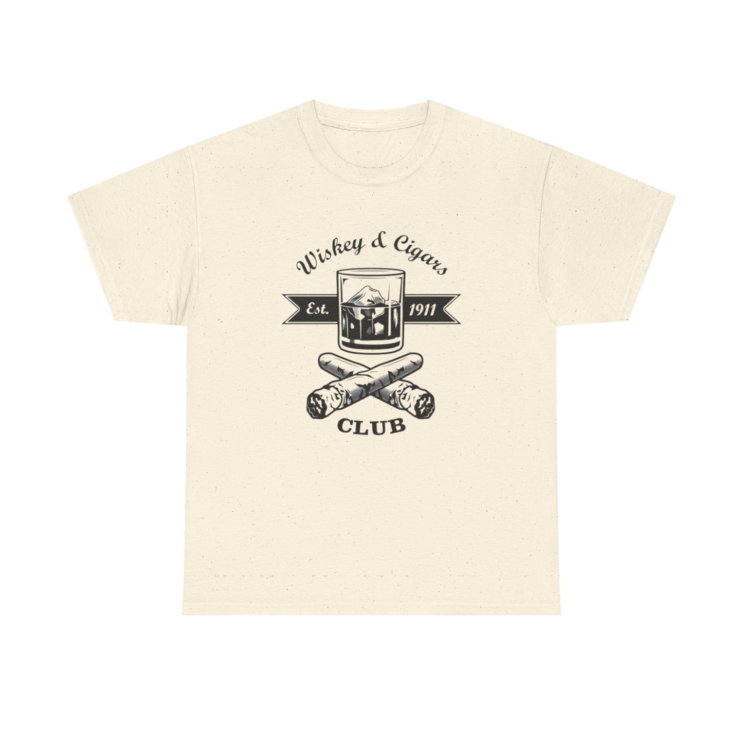 Whiskey And Cigars Graphic T Shirt NEW ADULT